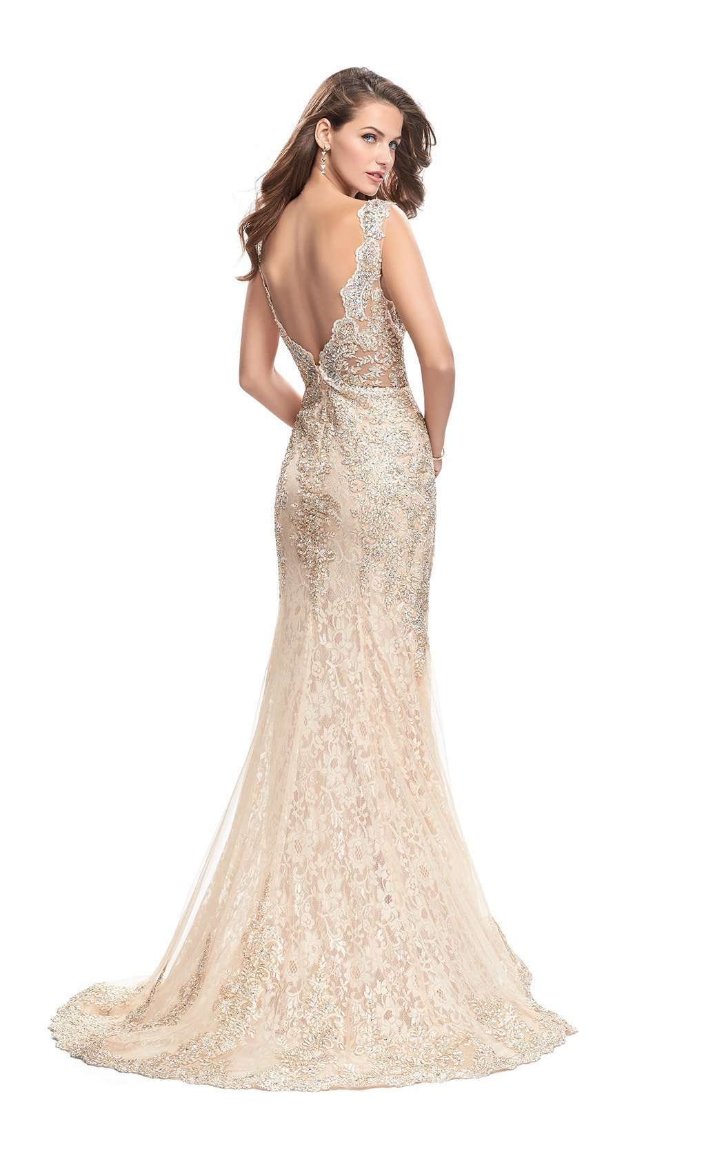 La Femme 26125CL Dress - Image 3