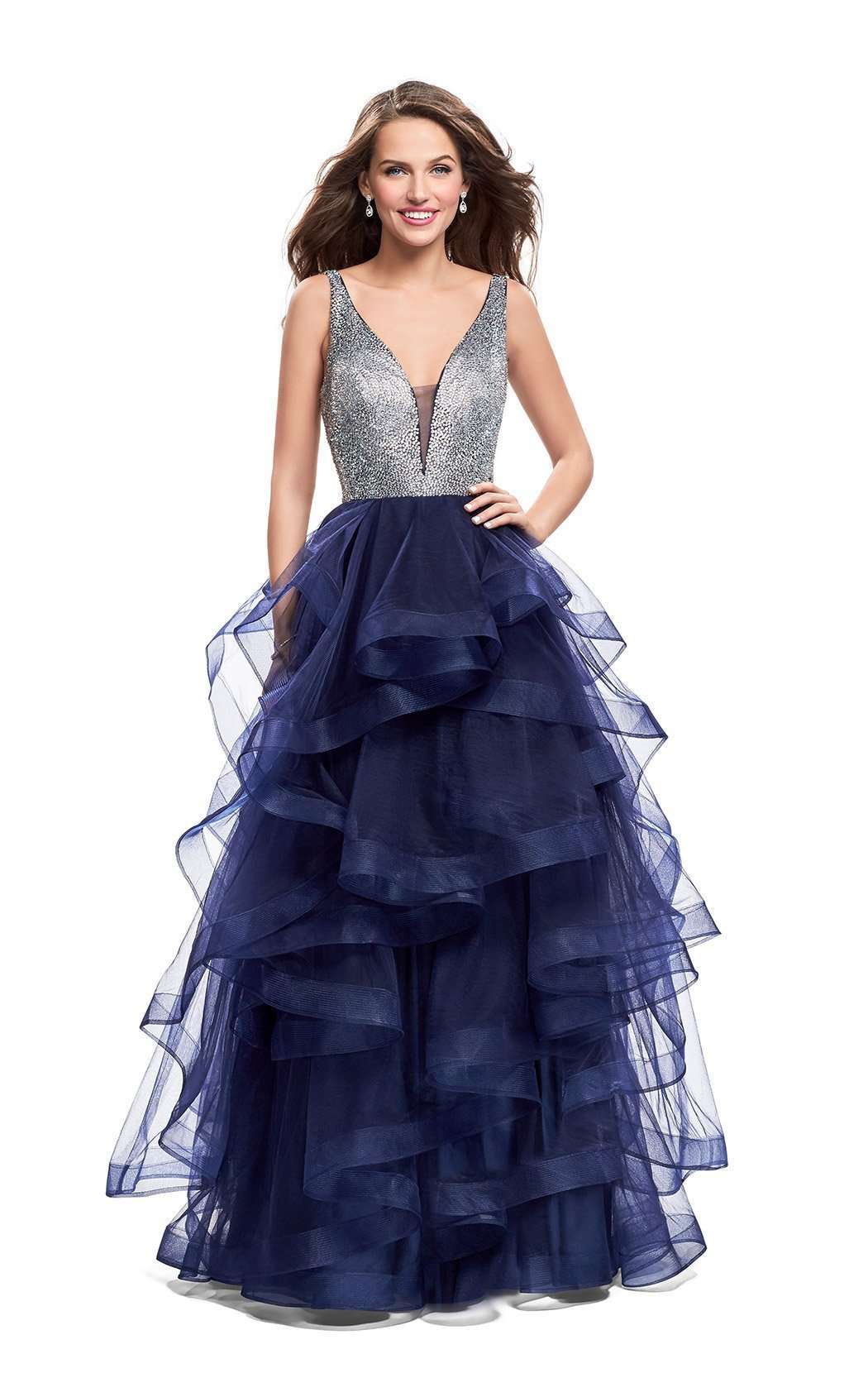 La Femme 26223CL Dress - Image 3