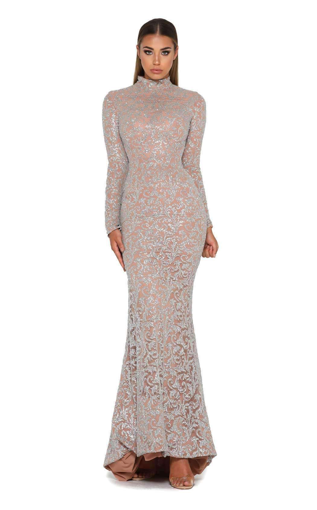 Portia and Scarlett 1702 Long Sleeves Dress - Image 2