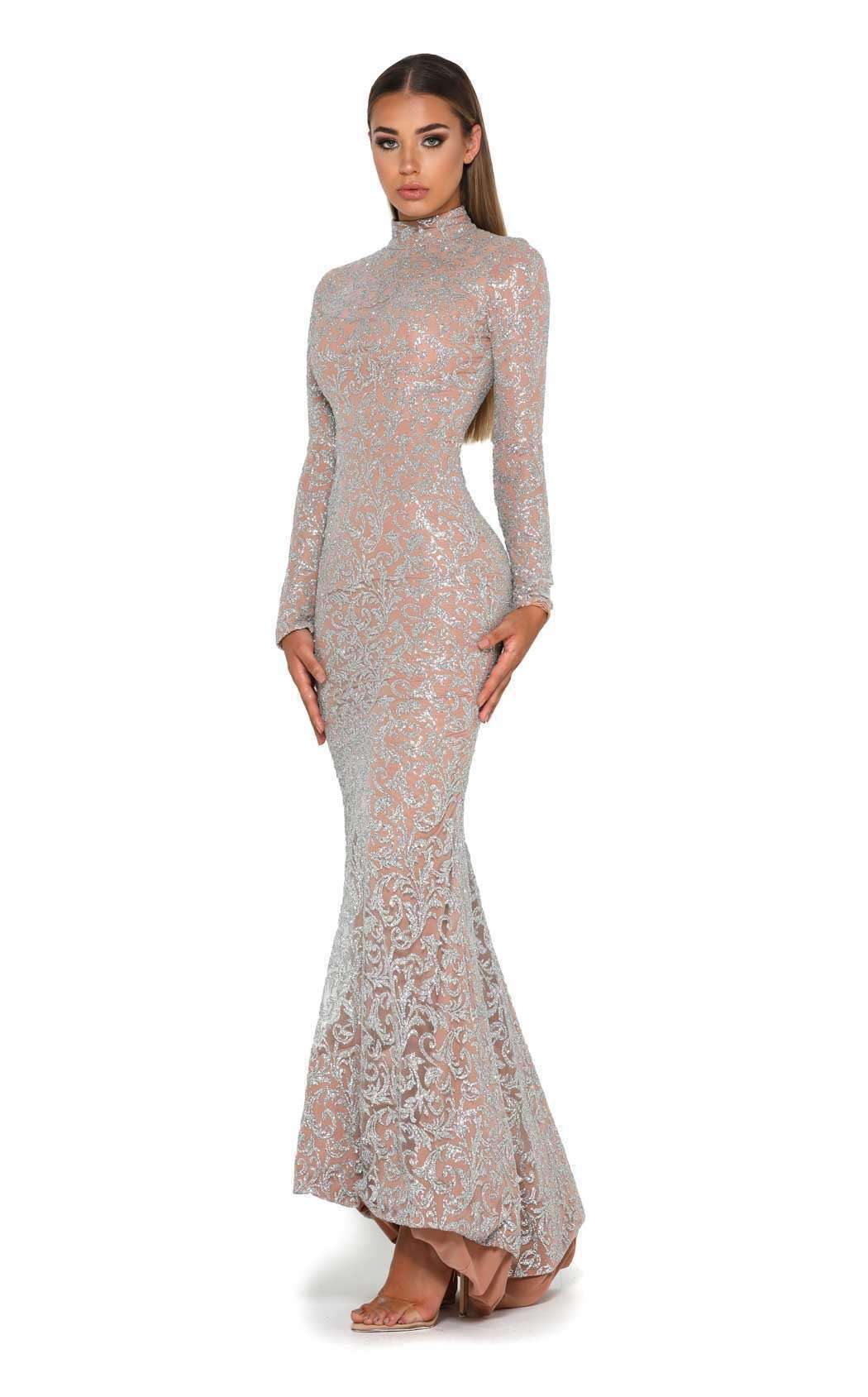 Portia and Scarlett 1702 Long Sleeves Dress - Image 5