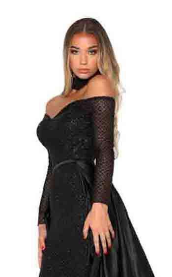Portia and Scarlett Emerald Gown Dress - Image 11