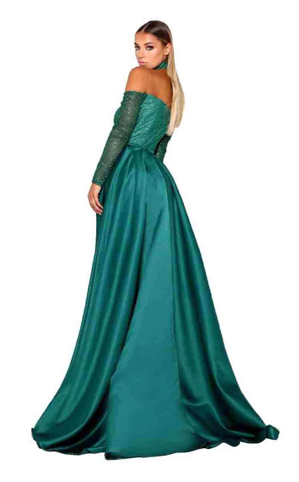 Portia and Scarlett Emerald Gown Dress - Image 17