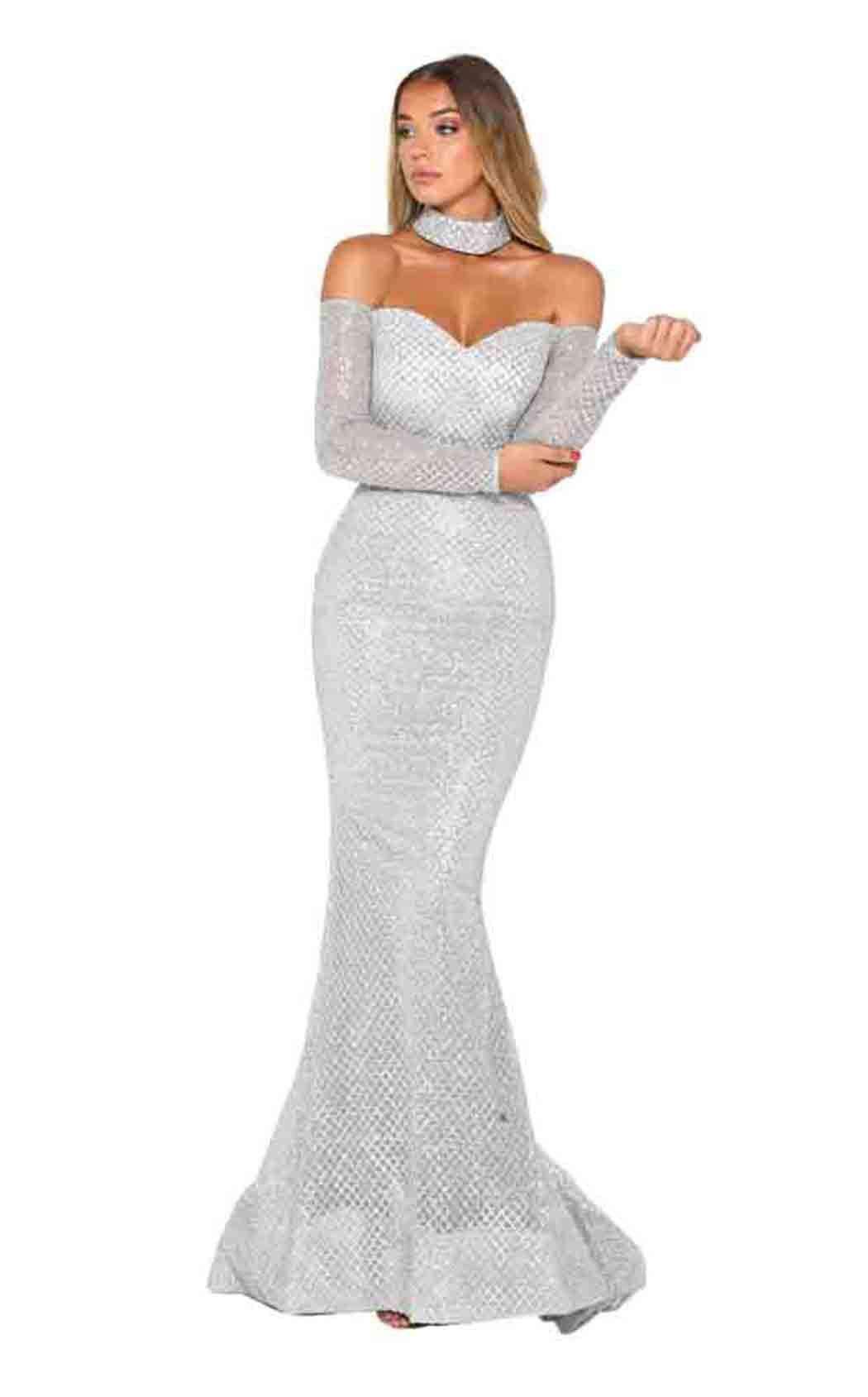 Portia and Scarlett Emerald Gown Dress - Image 2