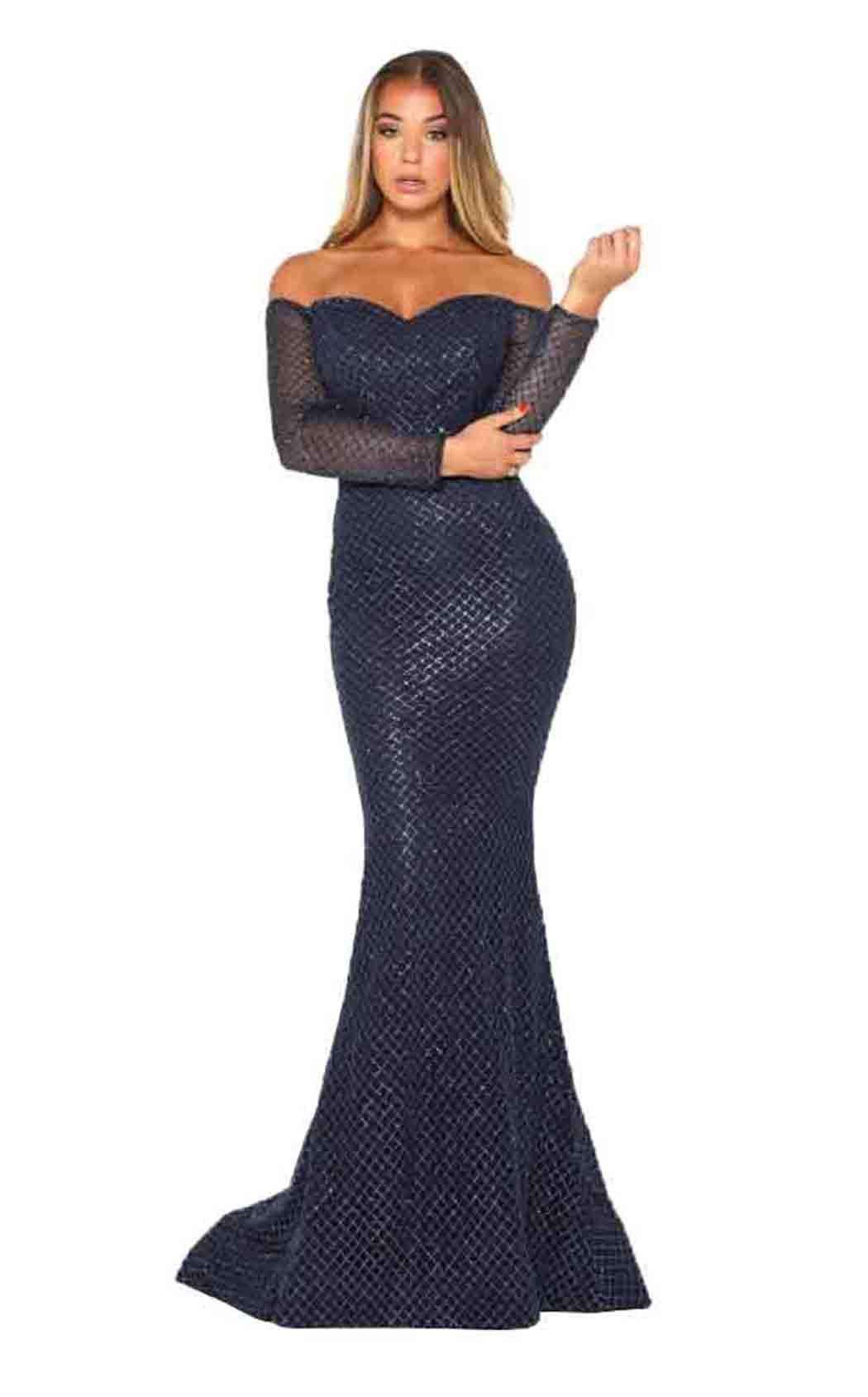 Portia and Scarlett Emerald Gown Dress - Image 22
