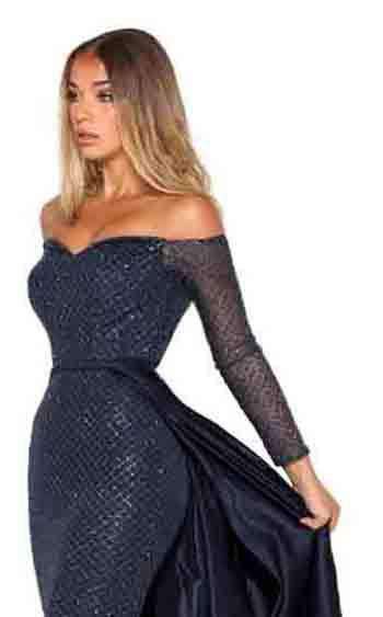 Portia and Scarlett Emerald Gown Dress - Image 32