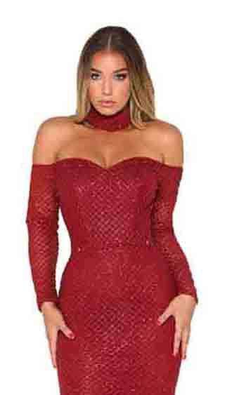 Portia and Scarlett Emerald Gown Dress - Image 38