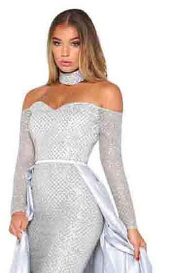Portia and Scarlett Emerald Gown Dress - Image 48