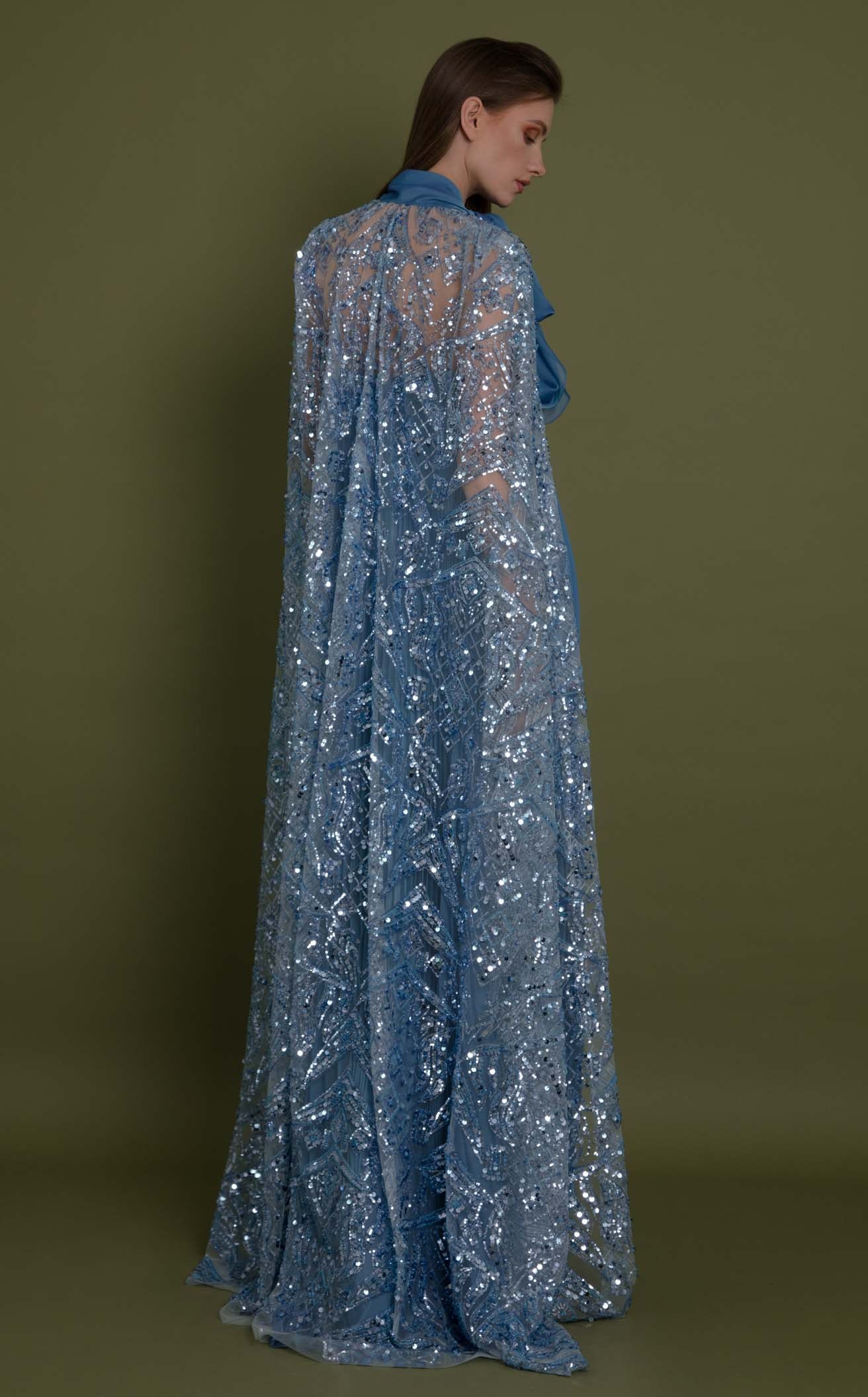 Edition Gemy Maalouf EDFW231779LDEDFW231780CAPE Dress - Image 2