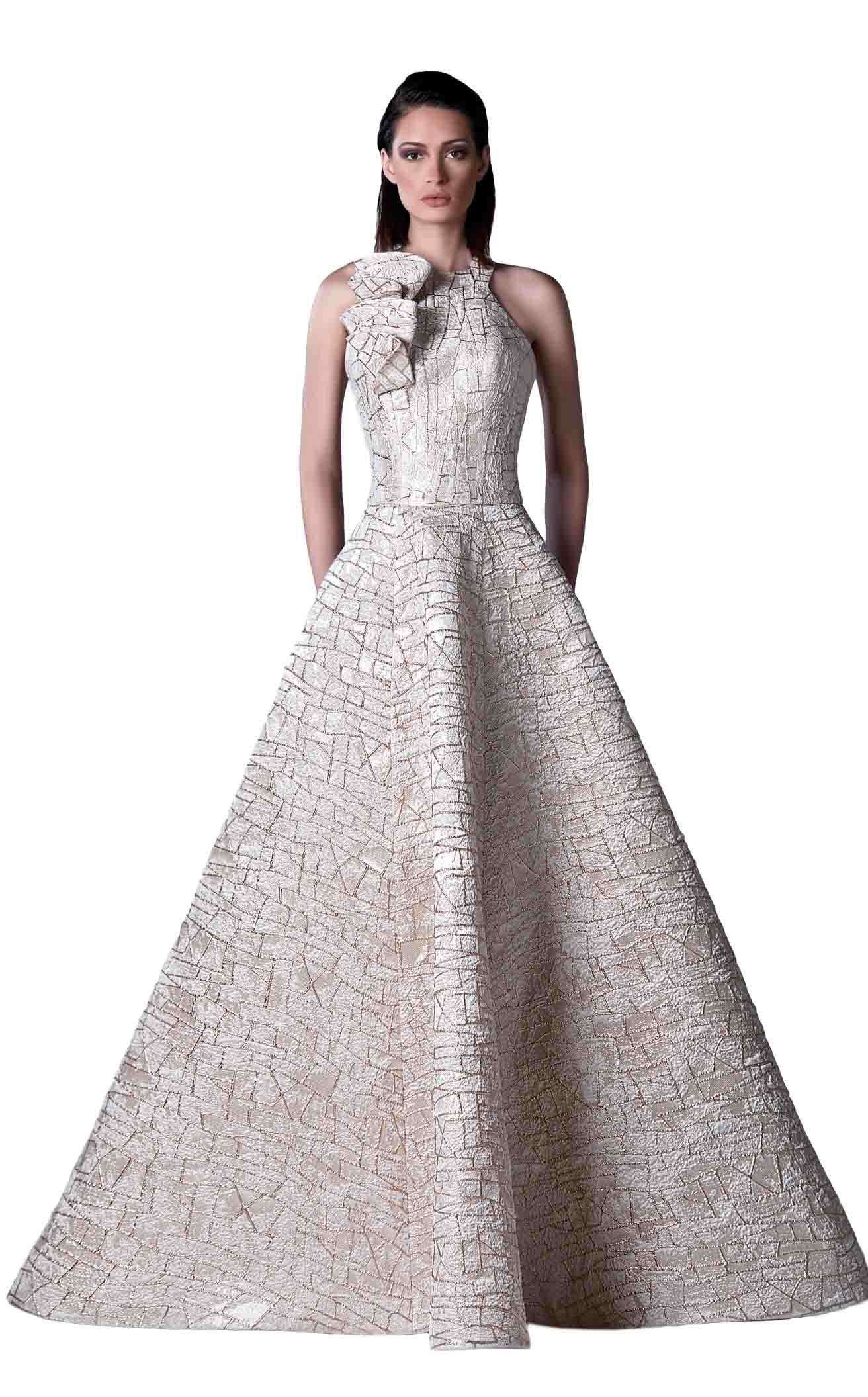 Edward Arsouni Couture FW0412CL Dress