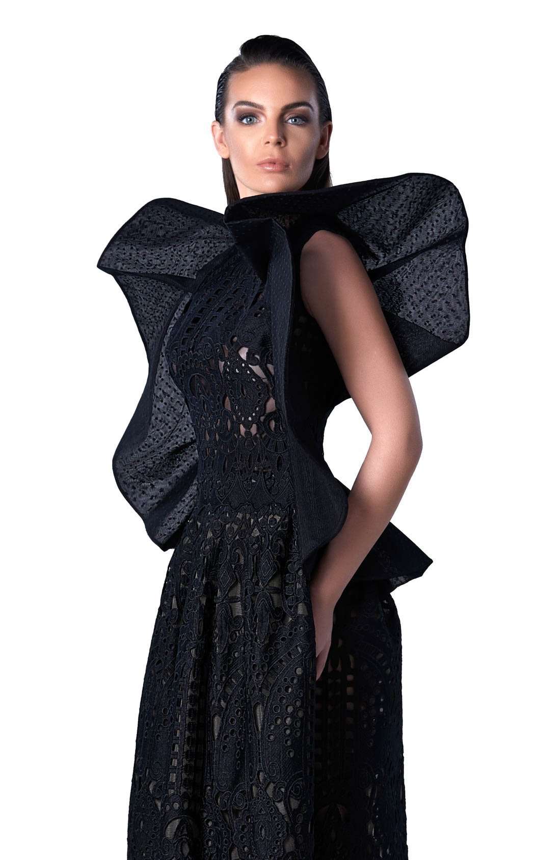 Edward Arsouni Couture FW0428 Dress - Image 2