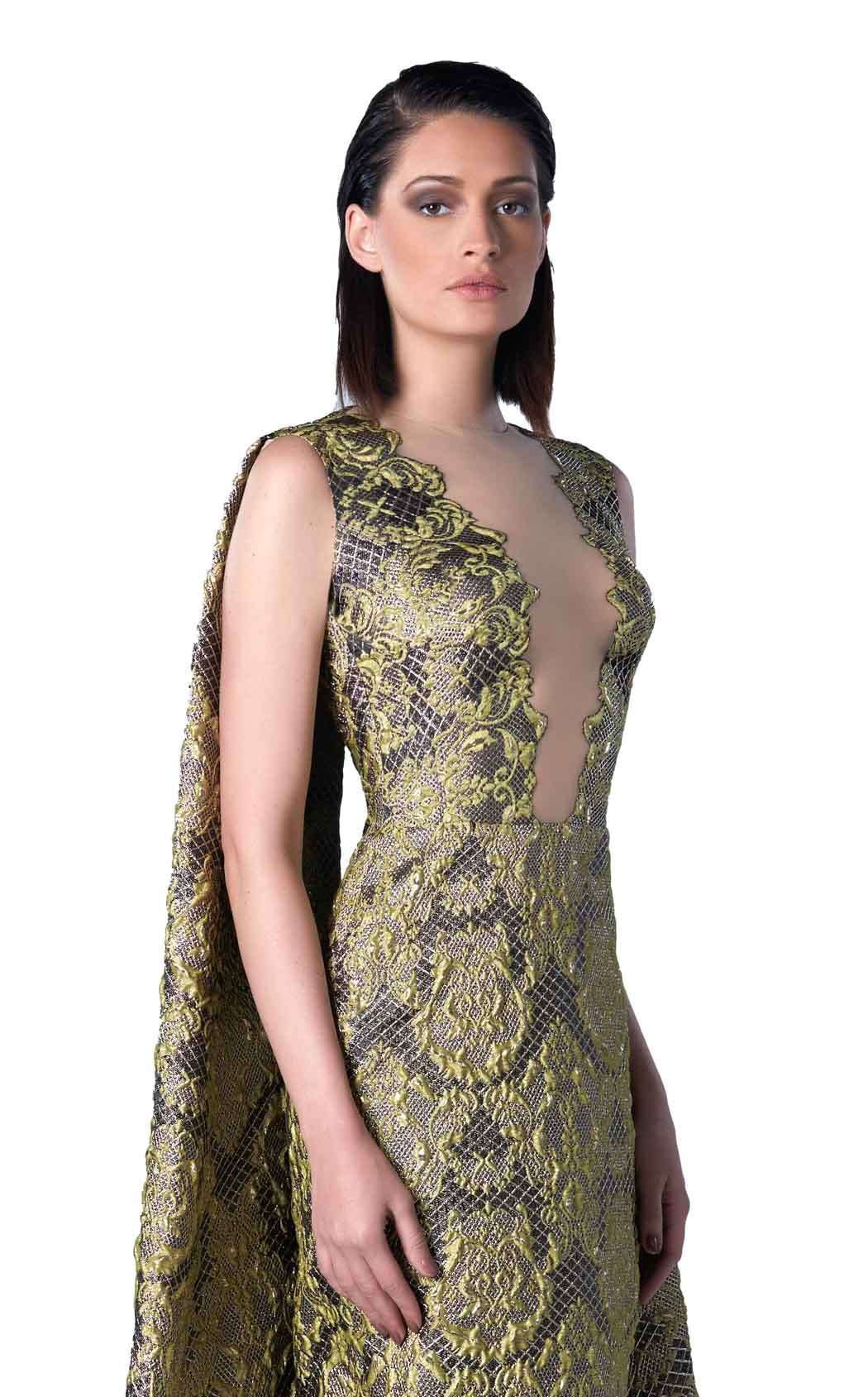 Edward Arsouni Couture FW0435 Dress - Image 2