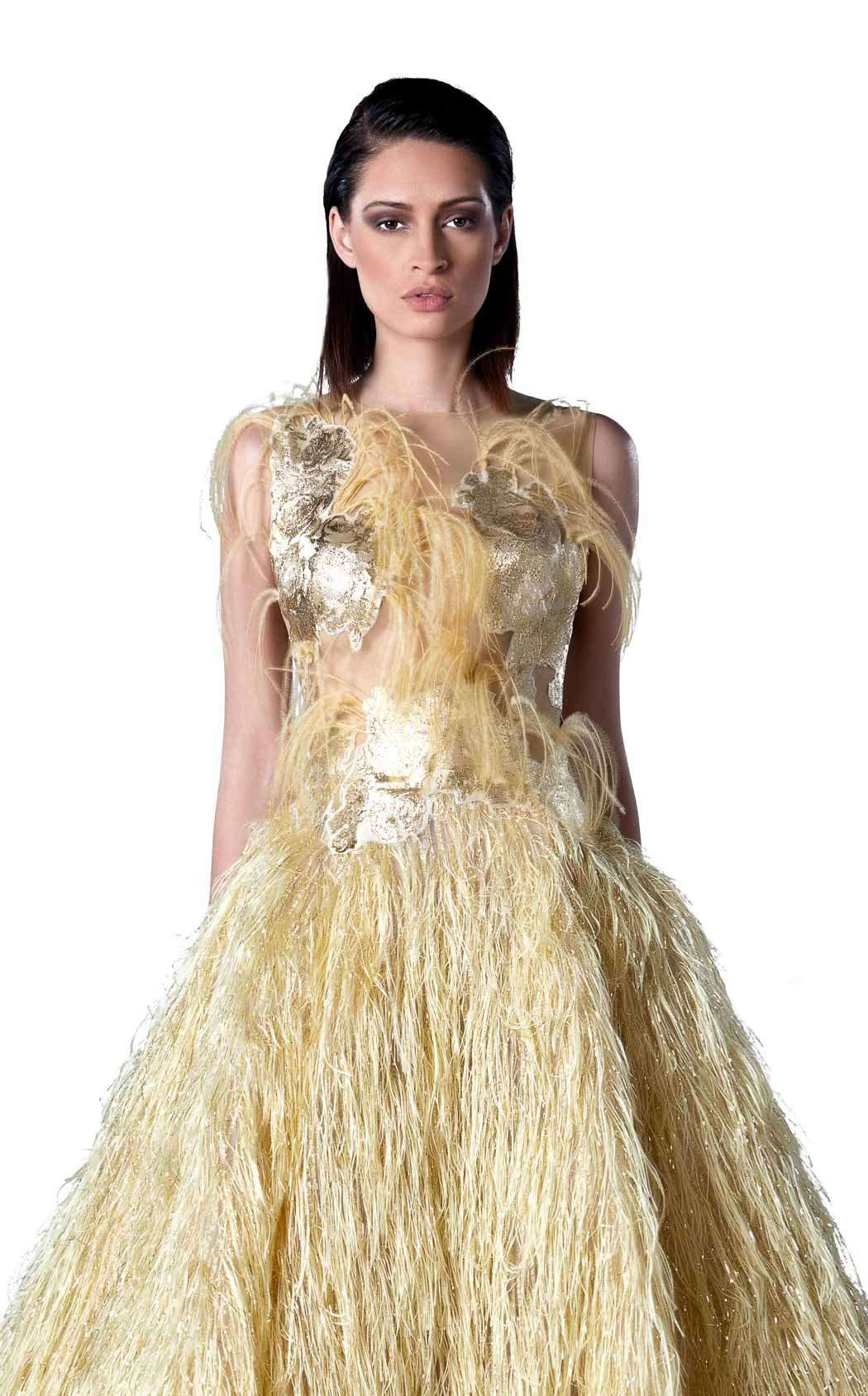 Edward Arsouni Couture FW0437 Dress - Image 2