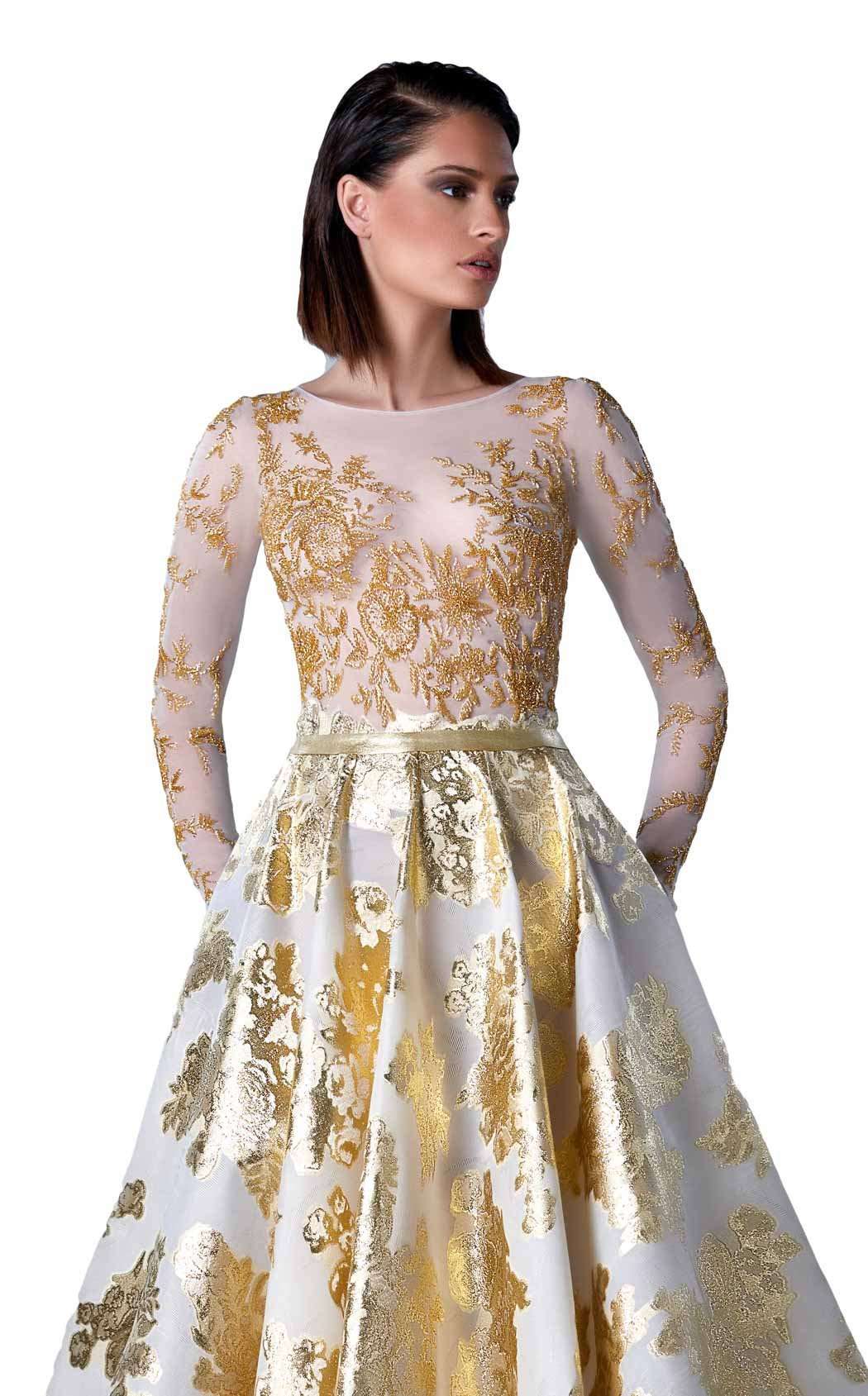 Edward Arsouni Couture FW0439 Dress - Image 2