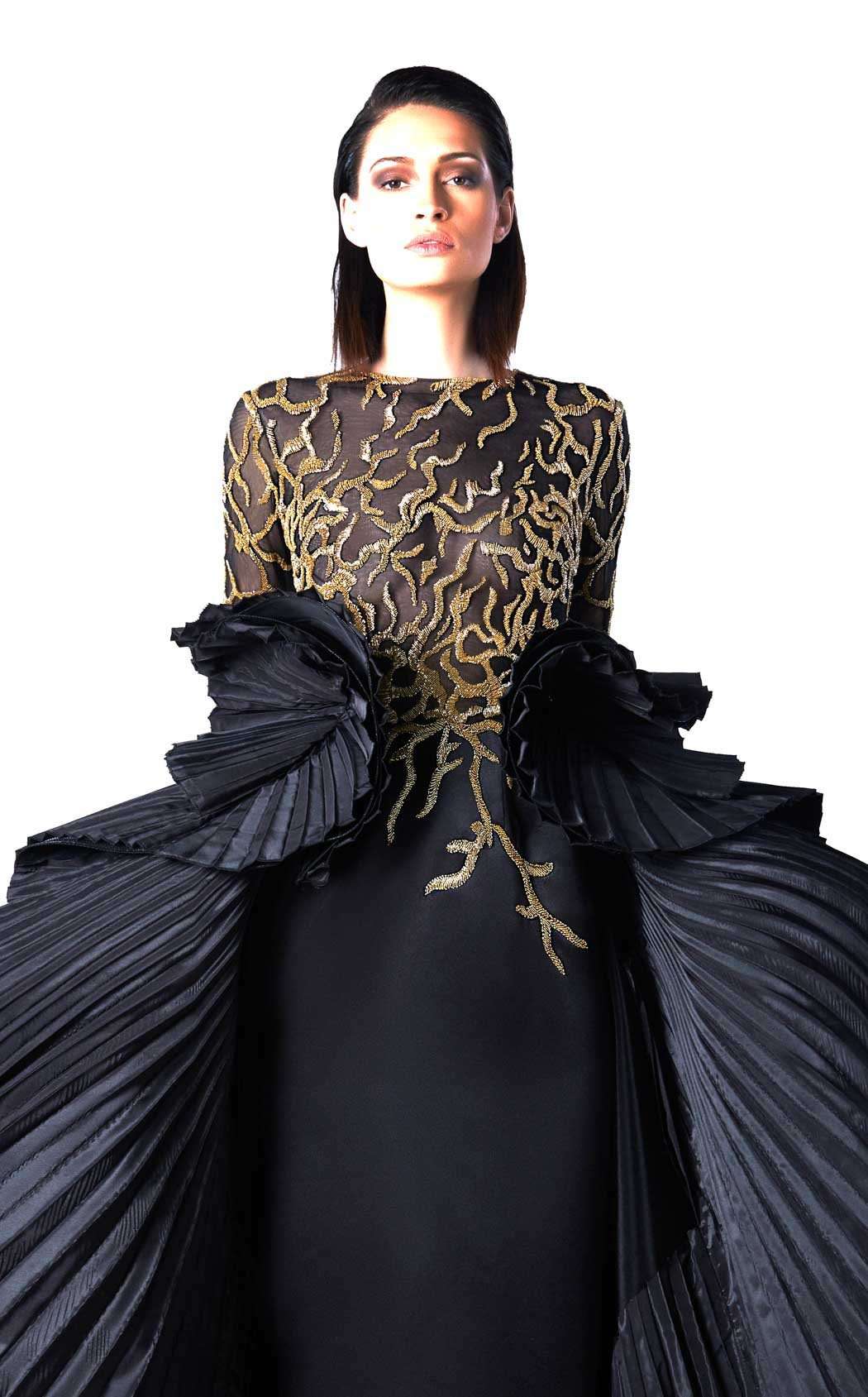 Edward Arsouni Couture FW0448 Dress - Image 2