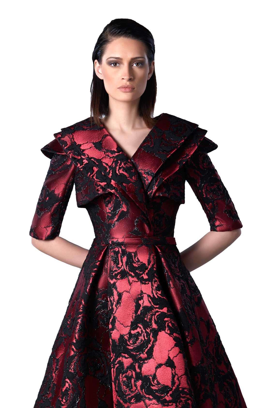 Edward Arsouni Couture FW0454 Dress - Image 2