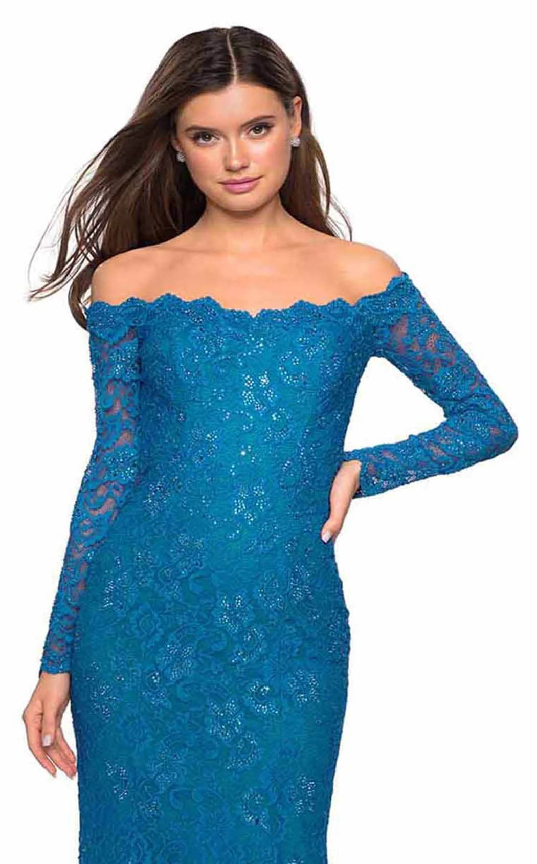 La Femme 26393CL Dress - Image 9