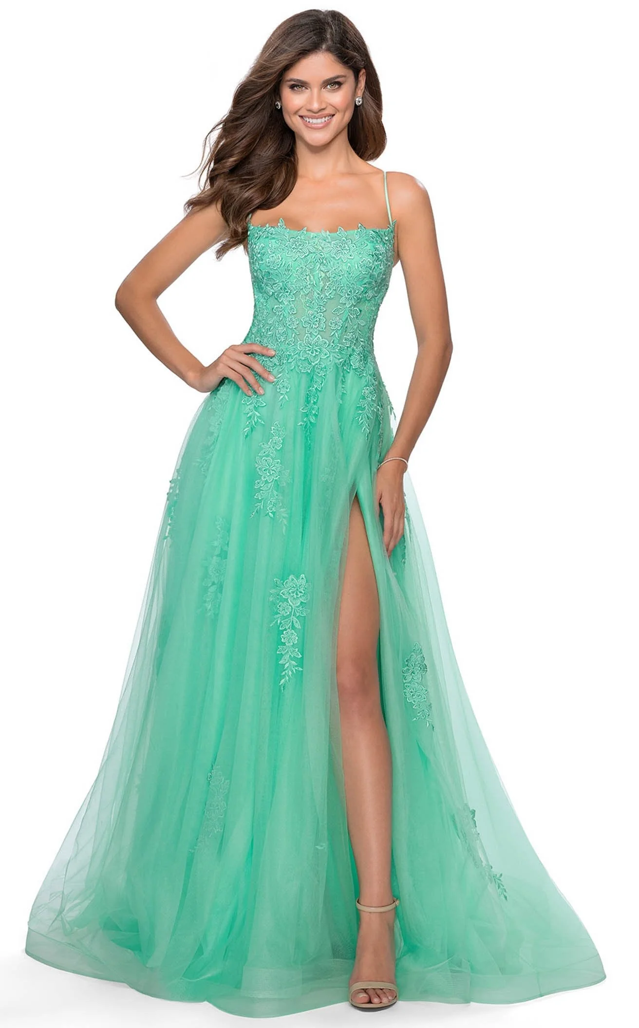 La Femme 28470CL Dress - Image 2