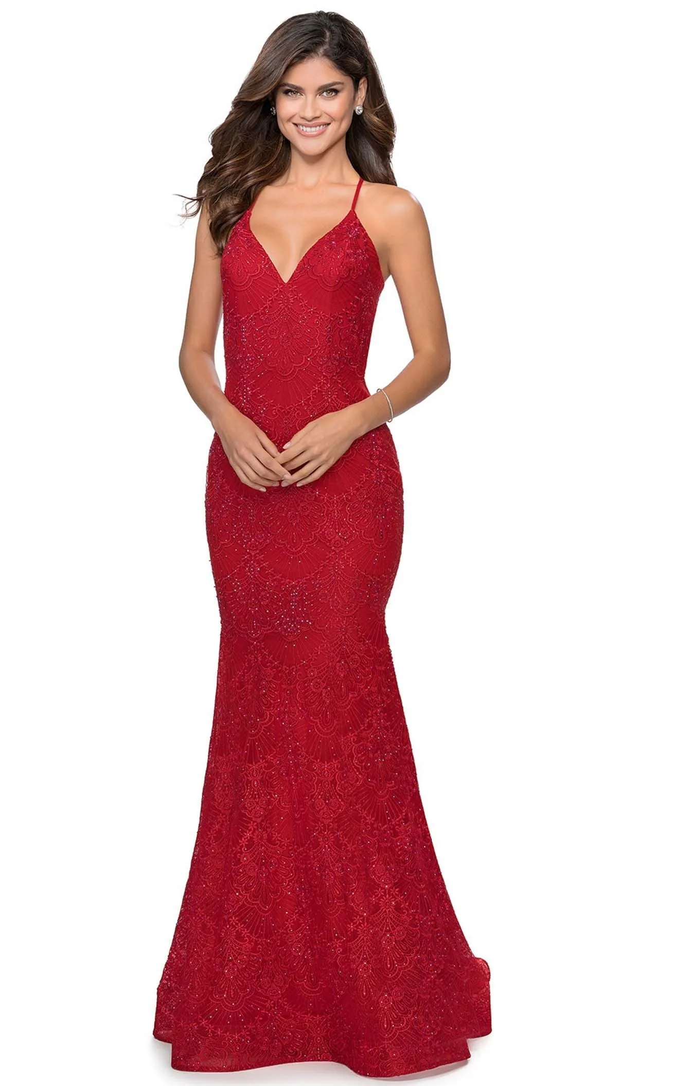 La Femme 28643CL Dress - Image 4