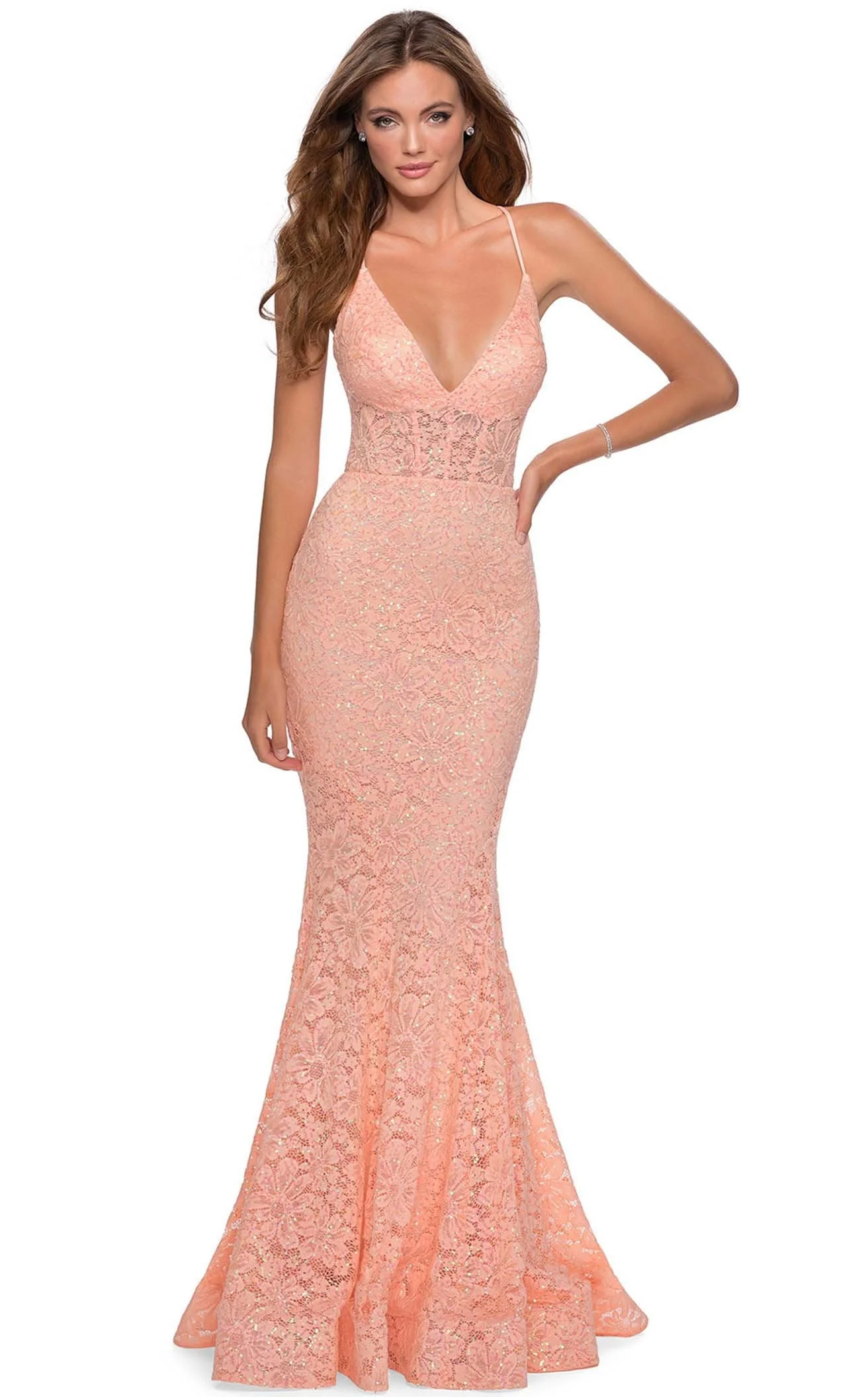 La Femme 28647CL Dress - Image 4