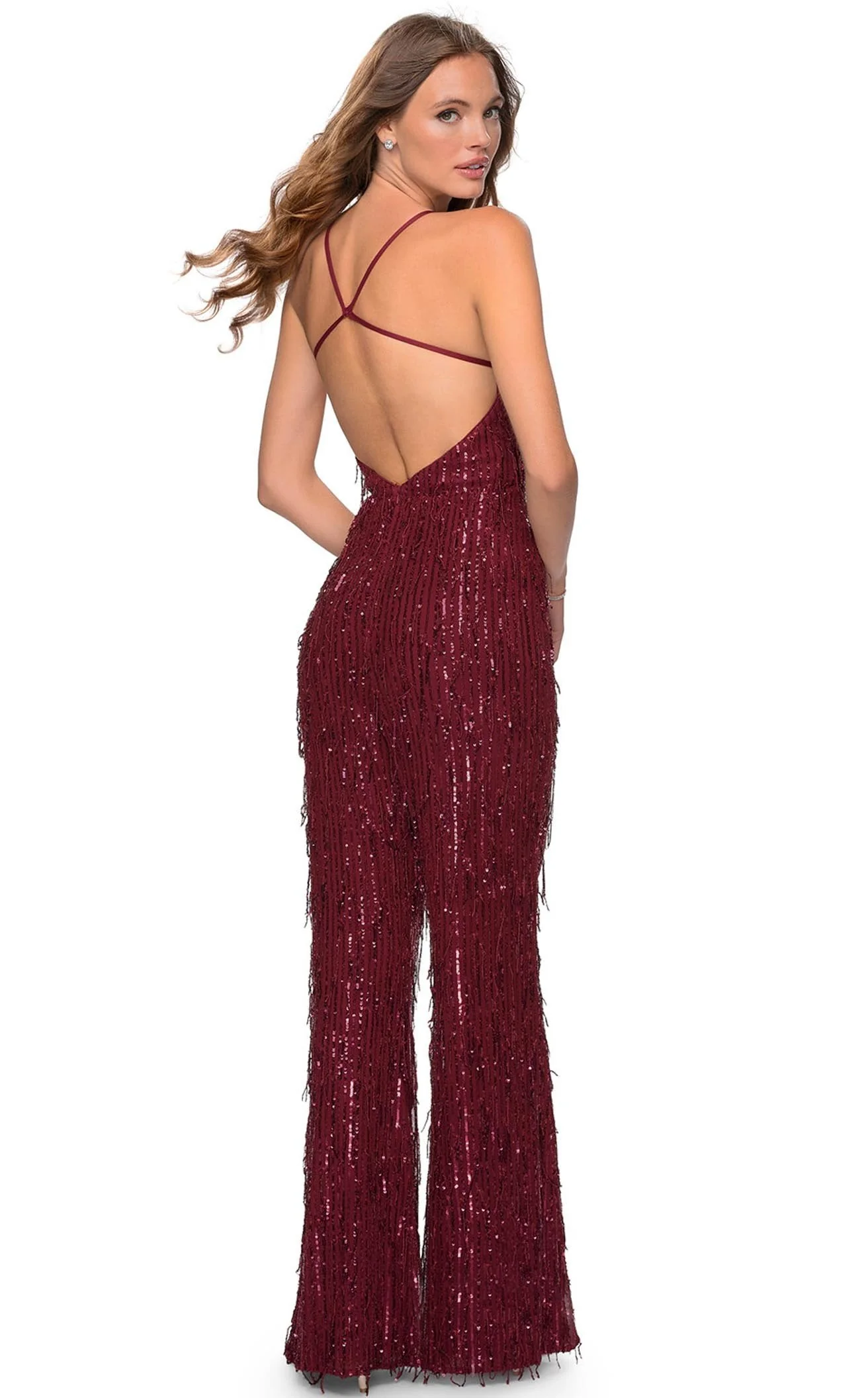 La Femme 28864CL Jumpsuit - Image 5