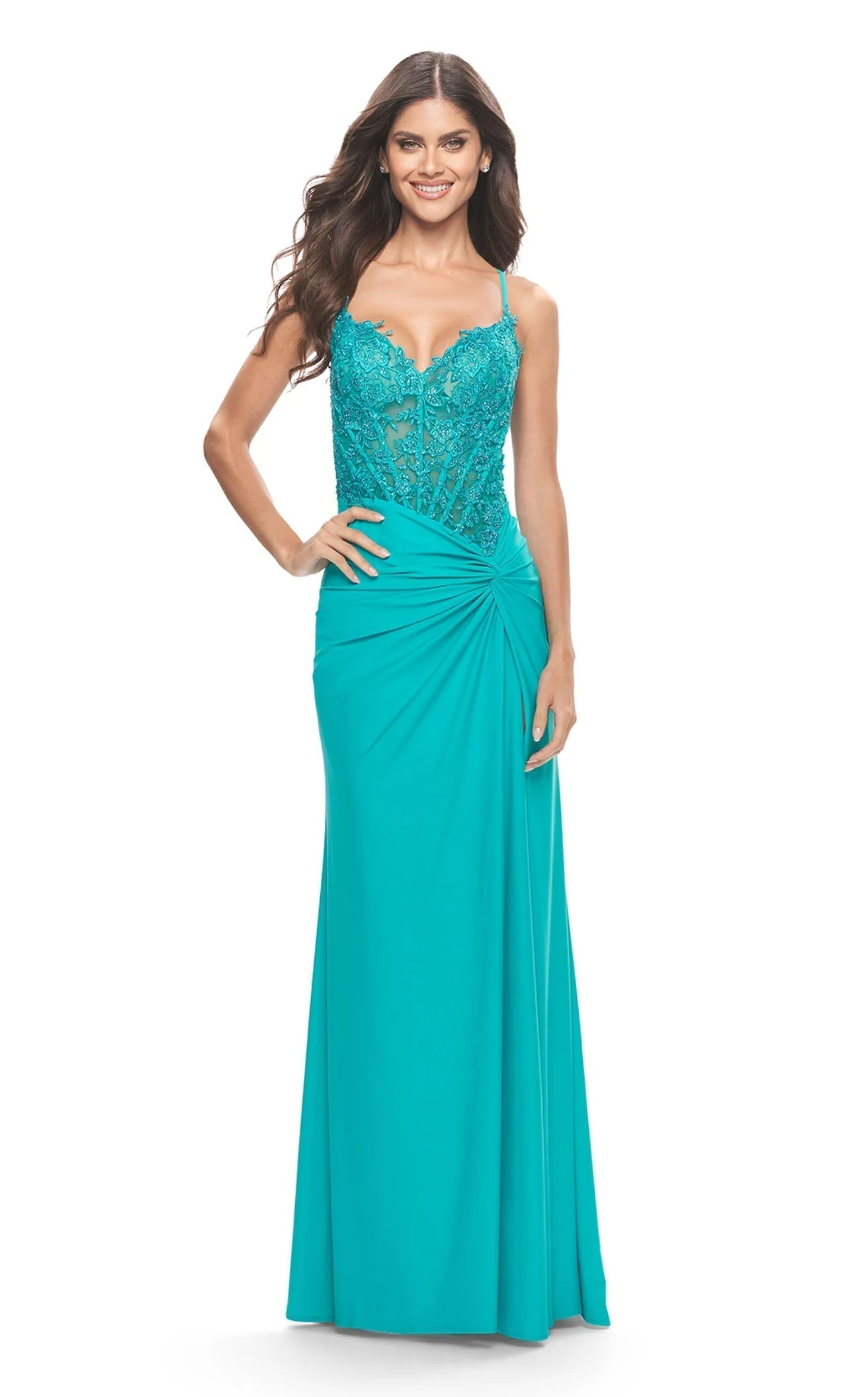 La Femme 31447CL Dress - Image 3