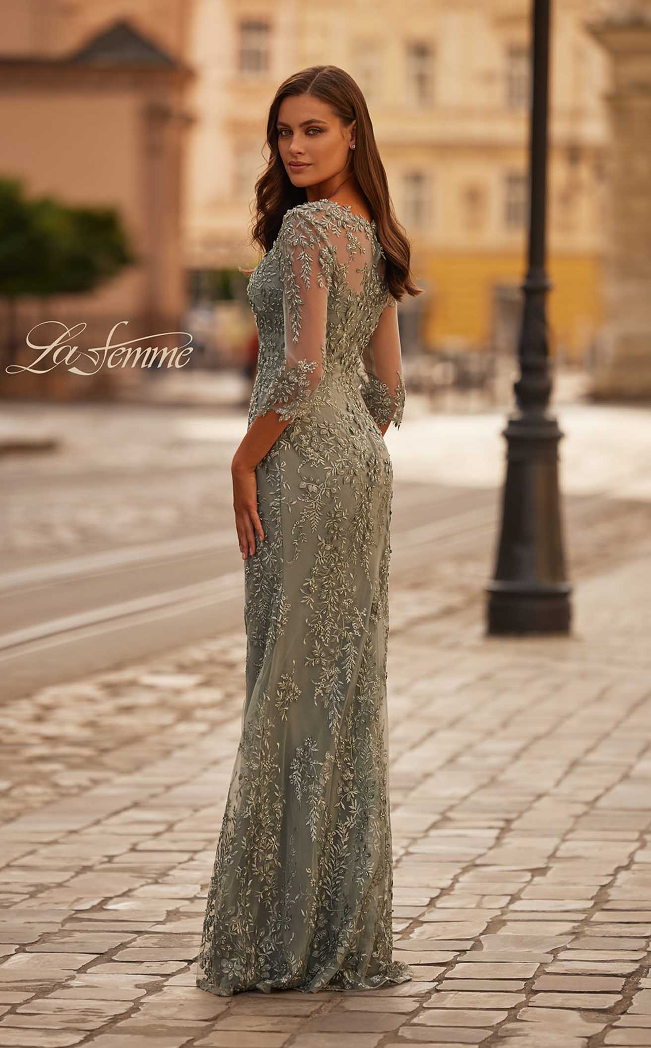 La Femme 31909CL Dress - Image 4