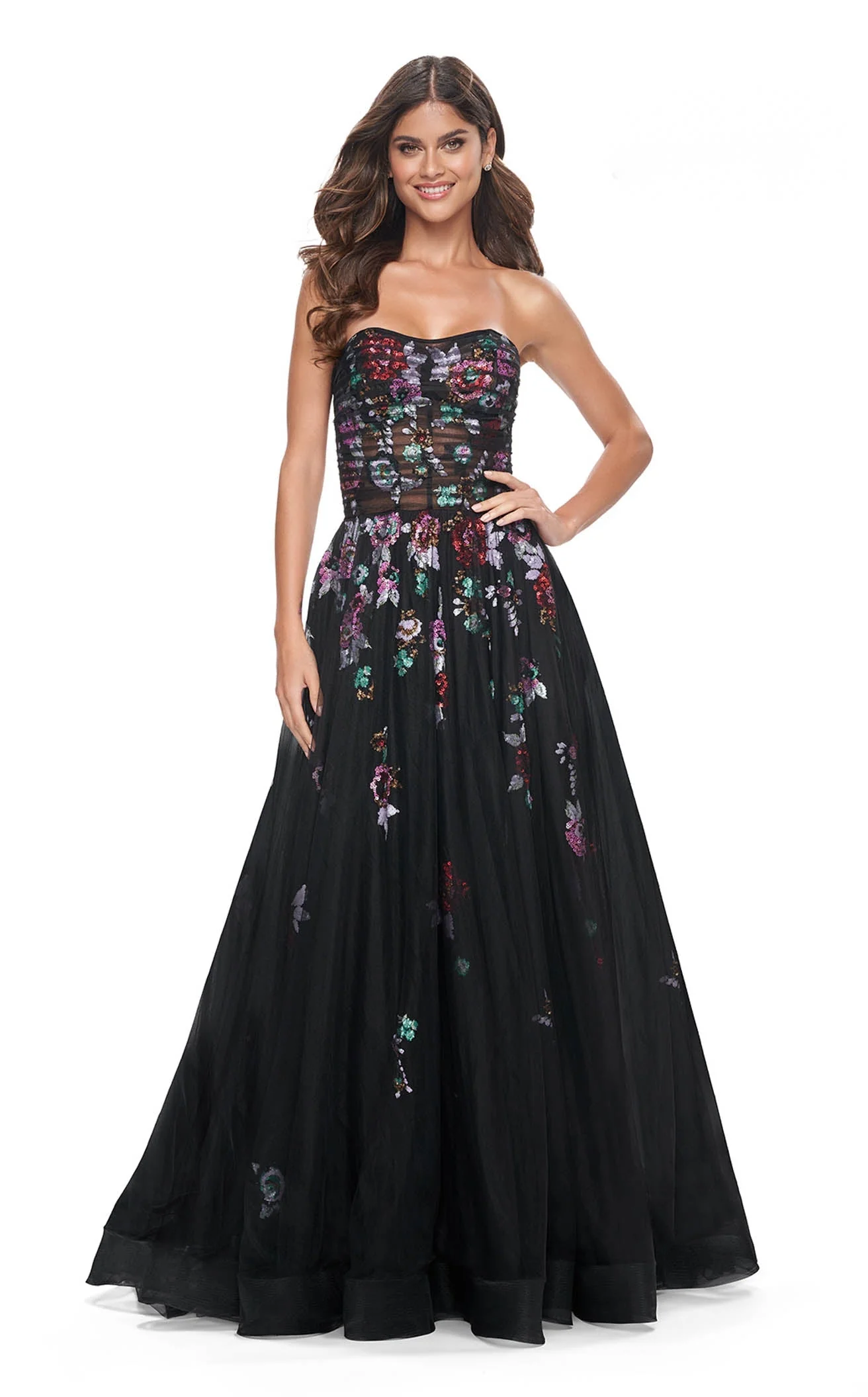 La Femme 32072CL Dress - Image 4