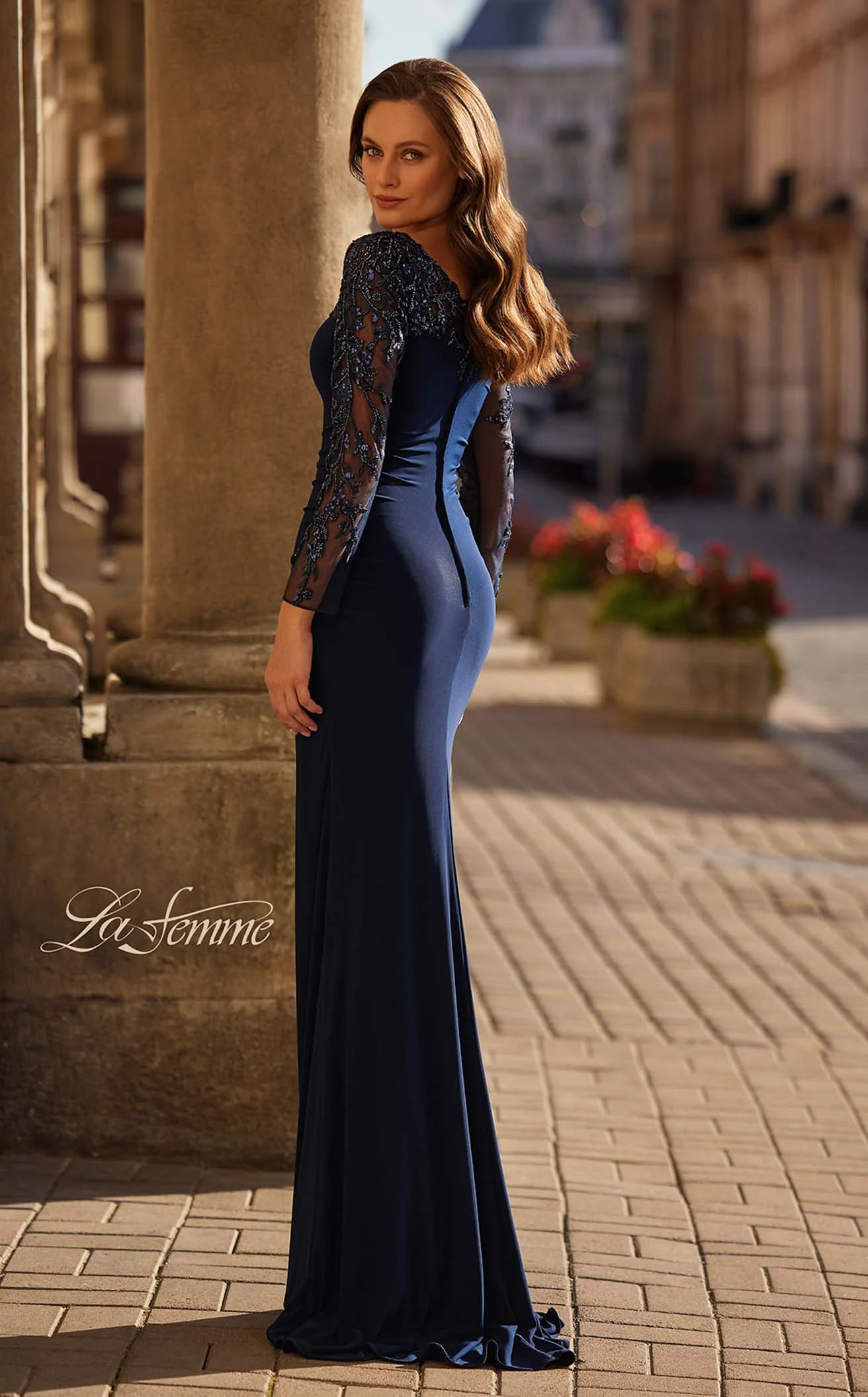 La Femme 32609CL Dress - Image 6