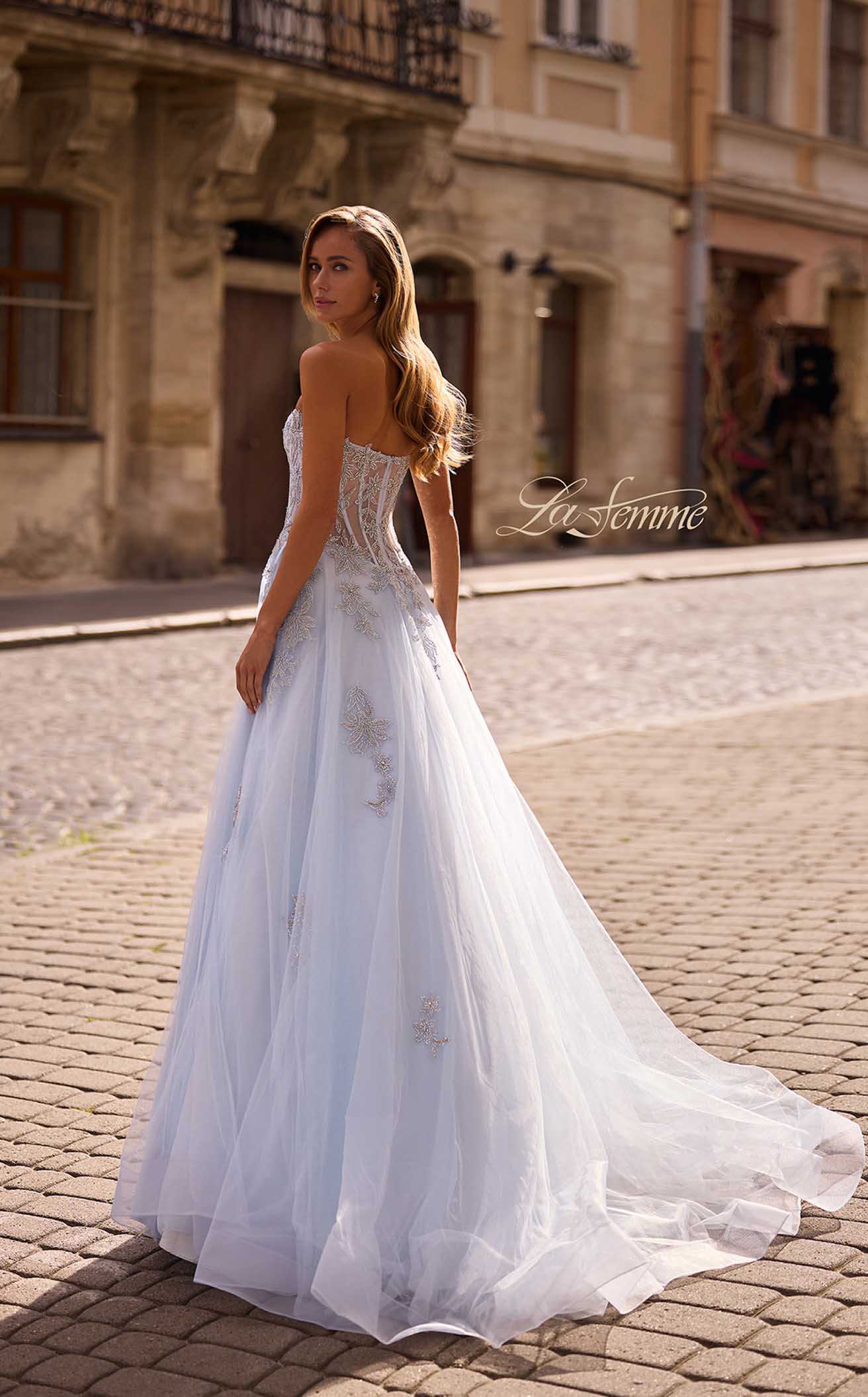 La Femme 33028CL Dress - Image 5