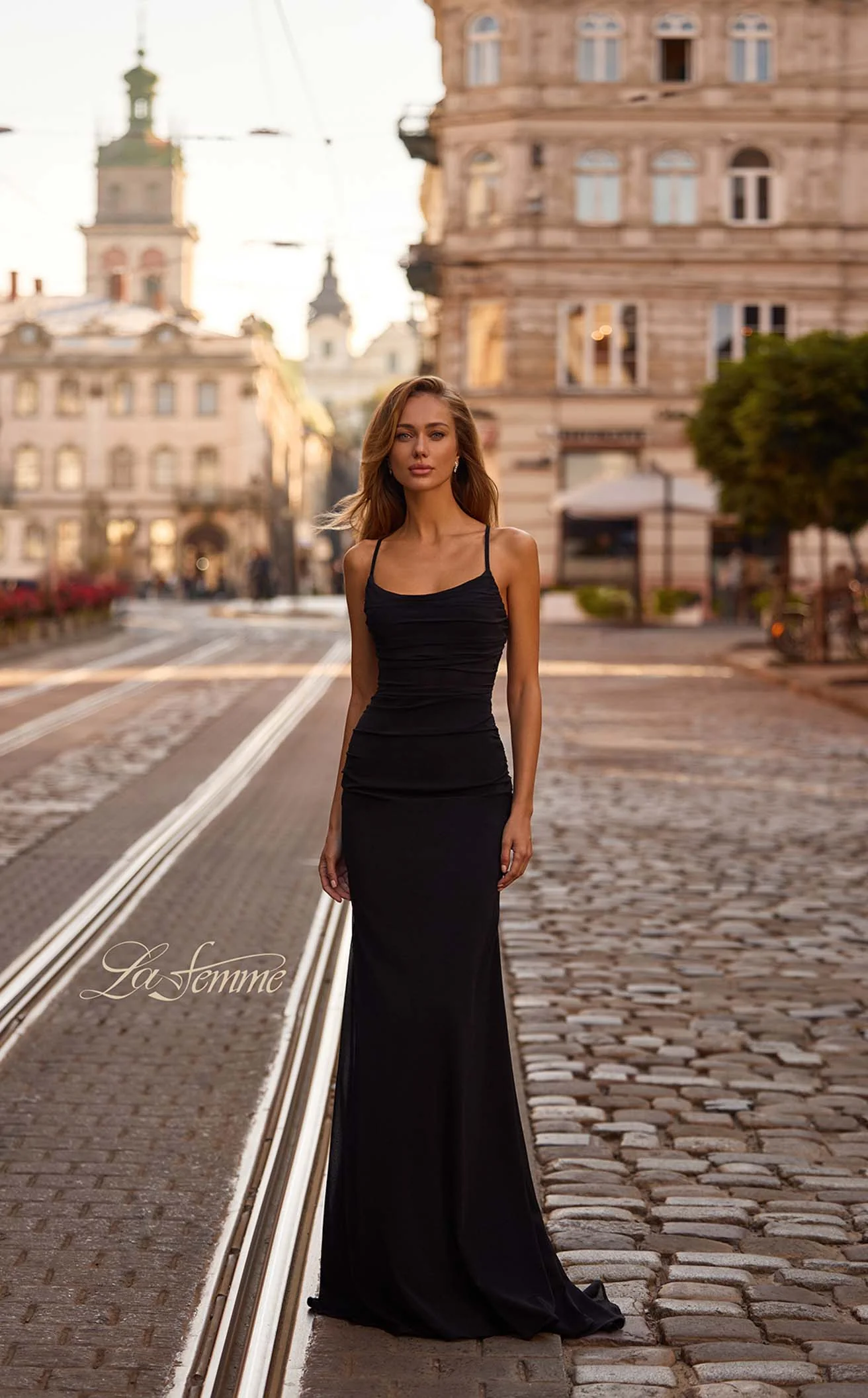 La Femme 33086CL Dress - Image 2