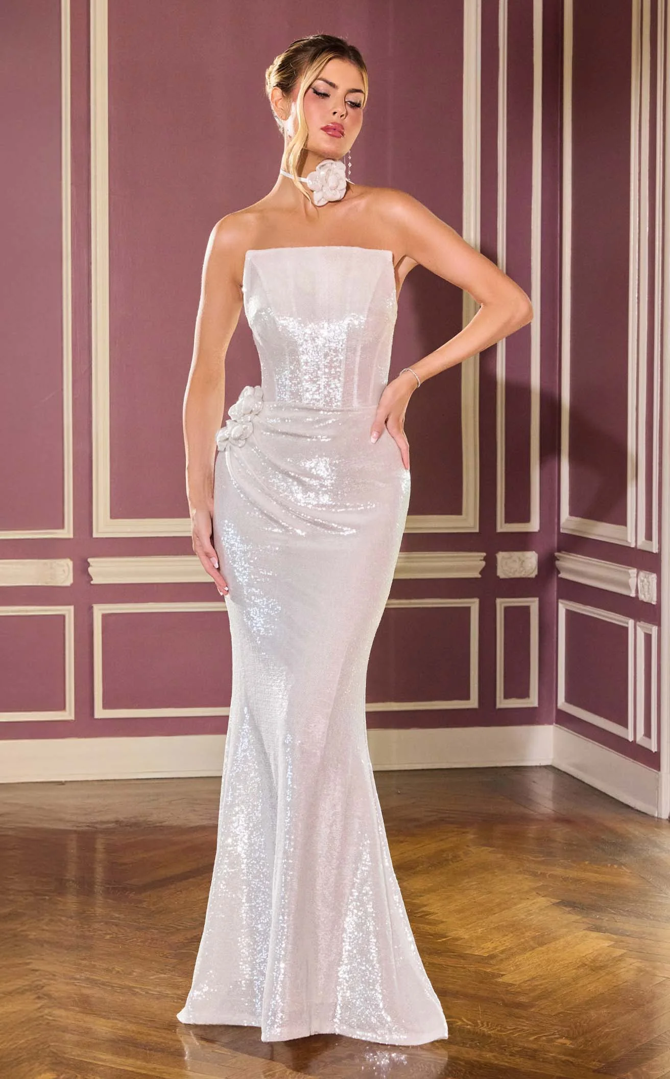 Ladivine J905CL Dress - Image 11