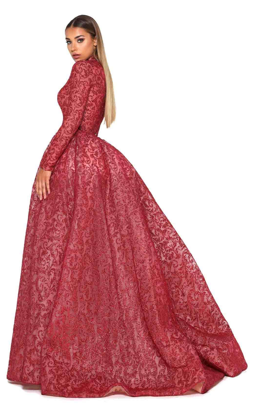 Portia and Scarlett 1702 Long Sleeves Dress - Image 4