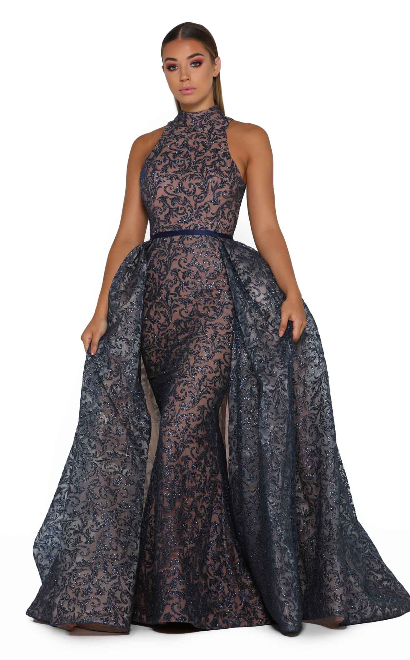 Portia and Scarlett 1702 NAVY Dress