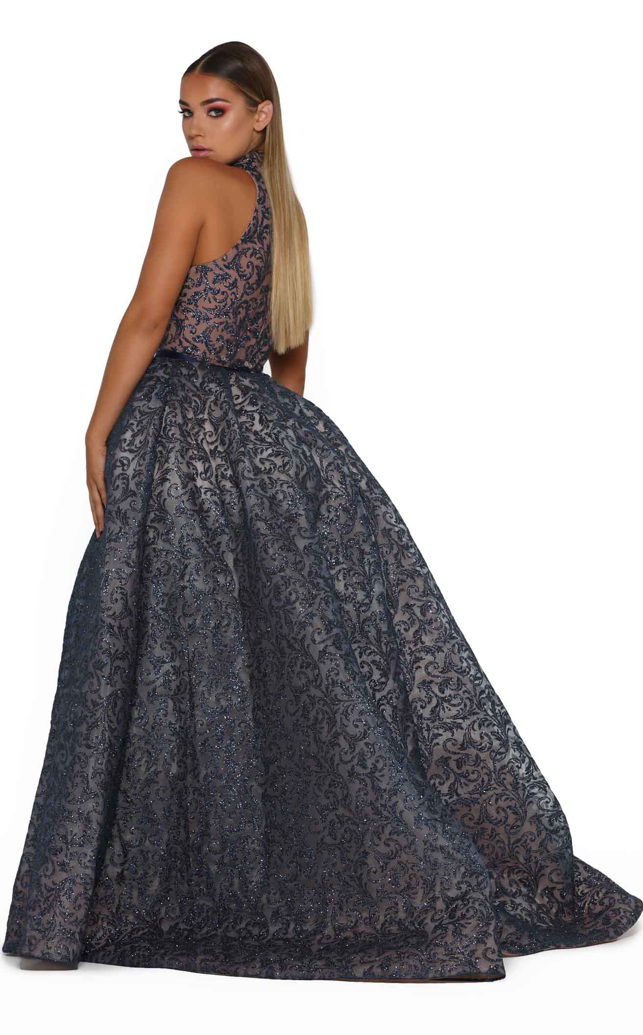 Portia and Scarlett 1702 NAVY Dress - Image 4