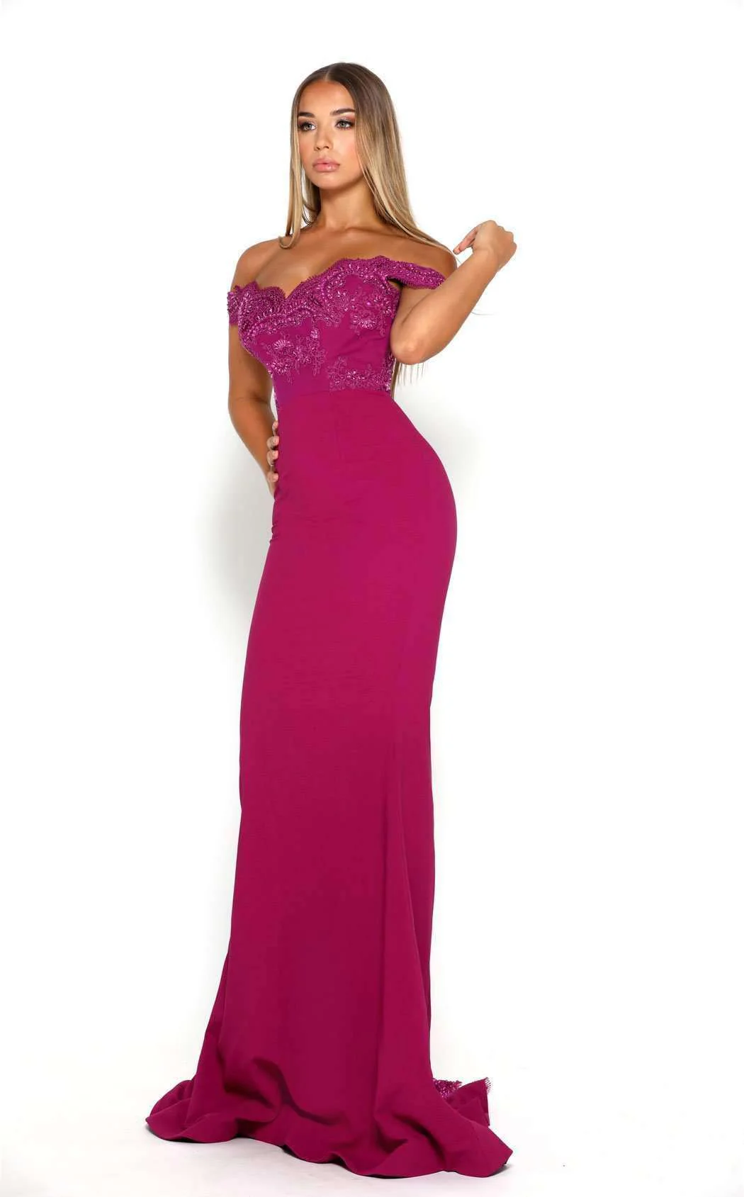 Portia and Scarlett Sienna Gown CrepeWH Dress - Image 2