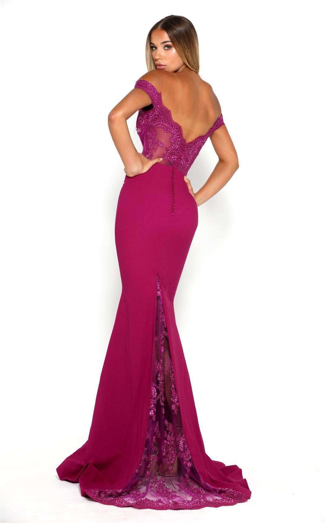 Portia and Scarlett Sienna Gown CrepeWH Dress - Image 4