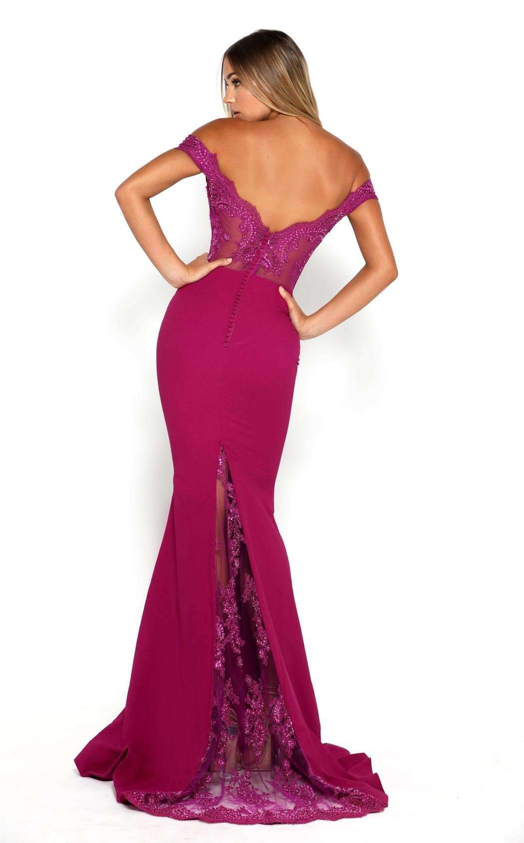 Portia and Scarlett Sienna Gown CrepeWH Dress - Image 5