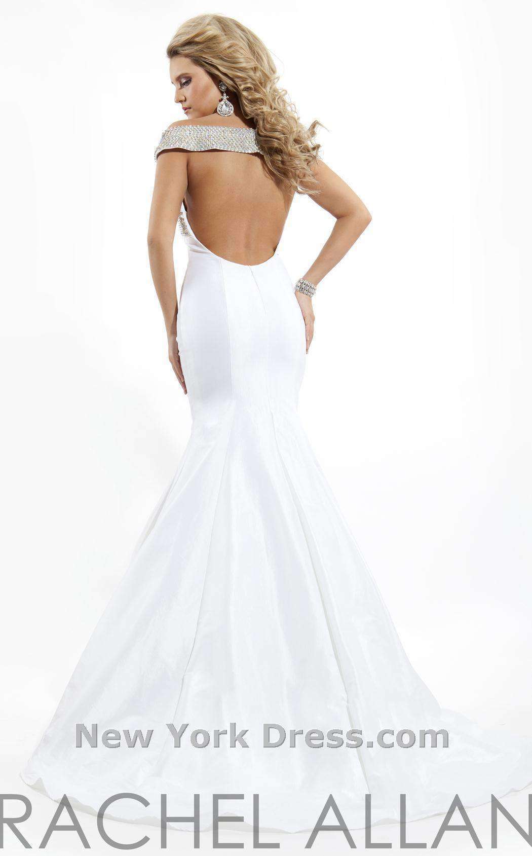 Rachel Allan 5717WH Dress - Image 4