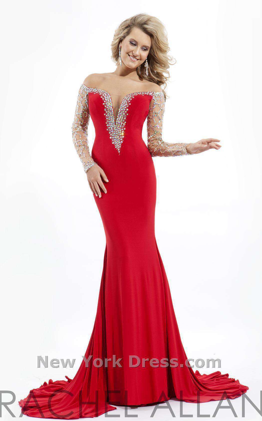 Rachel Allan 5730WH Dress