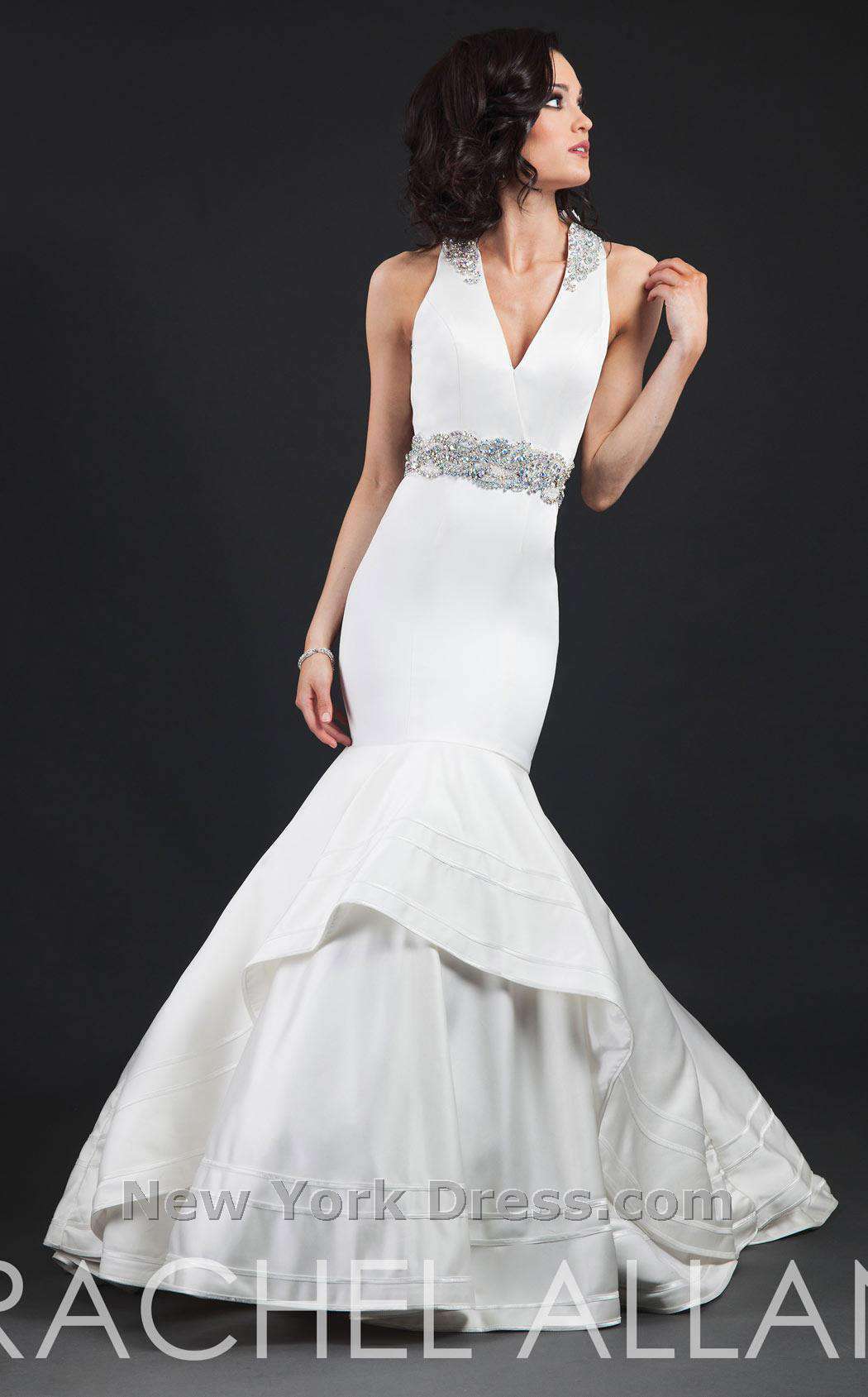 Rachel Allan 5804WH Dress - Image 10