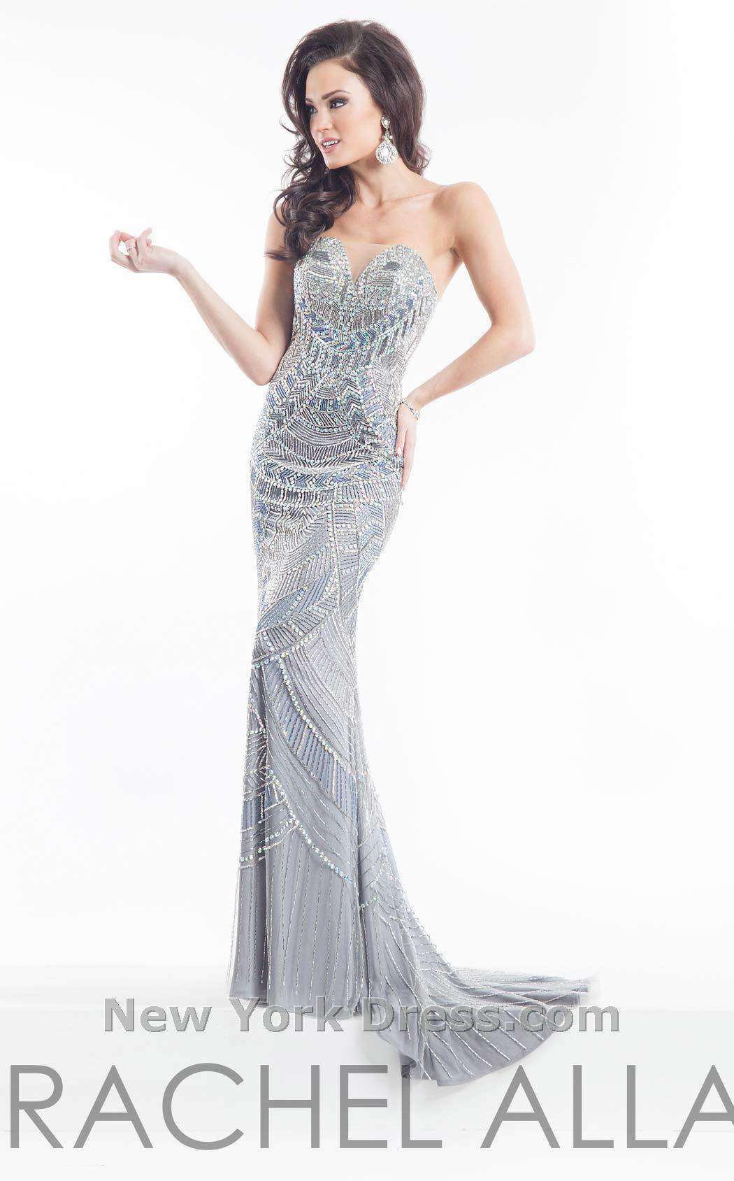 Rachel Allan 5807WH Dress - Image 9