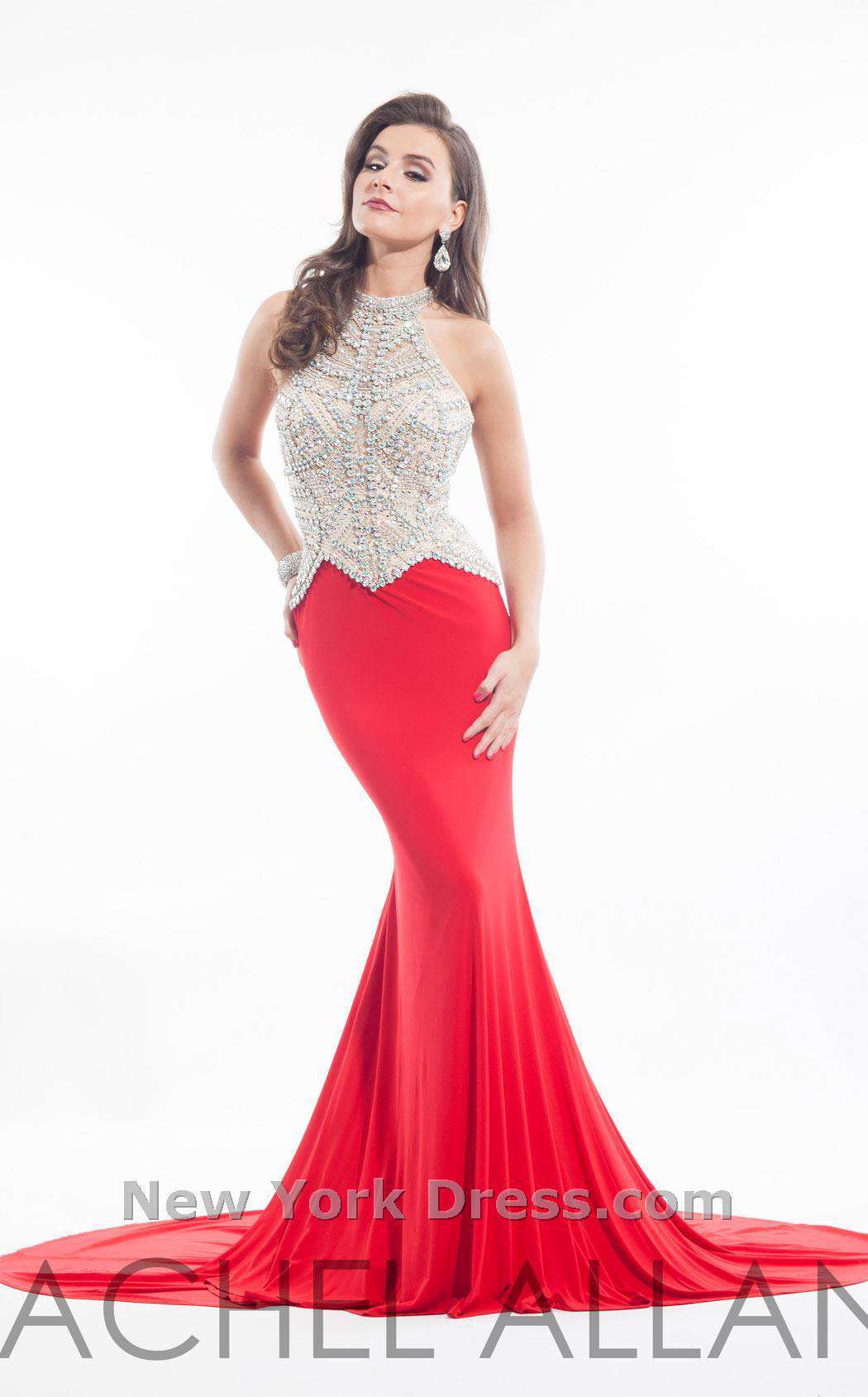 Rachel Allan 5809WH Dress - Image 5