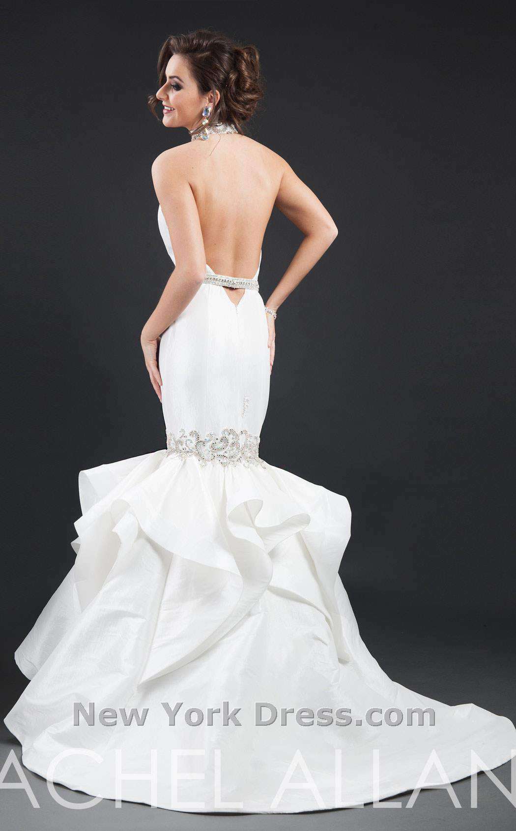 Rachel Allan 5825WH Dress - Image 4