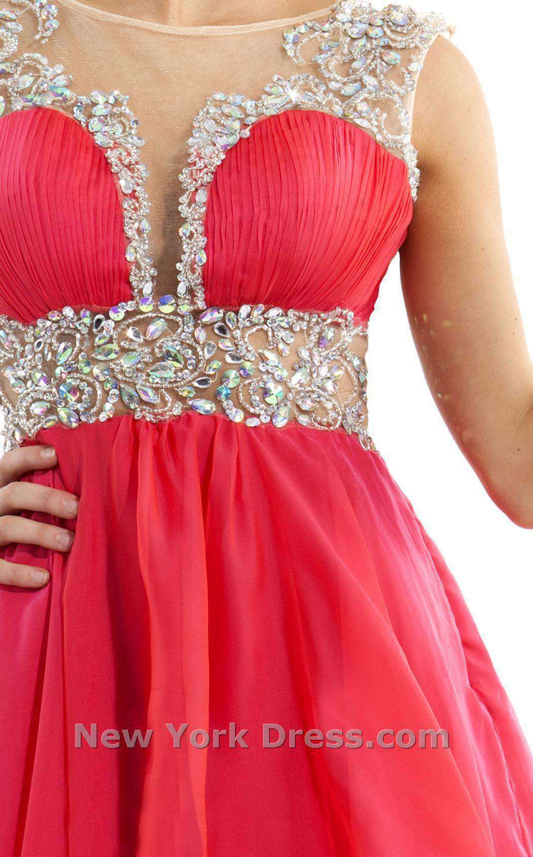 Rachel Allan 6645WH Dress - Image 7