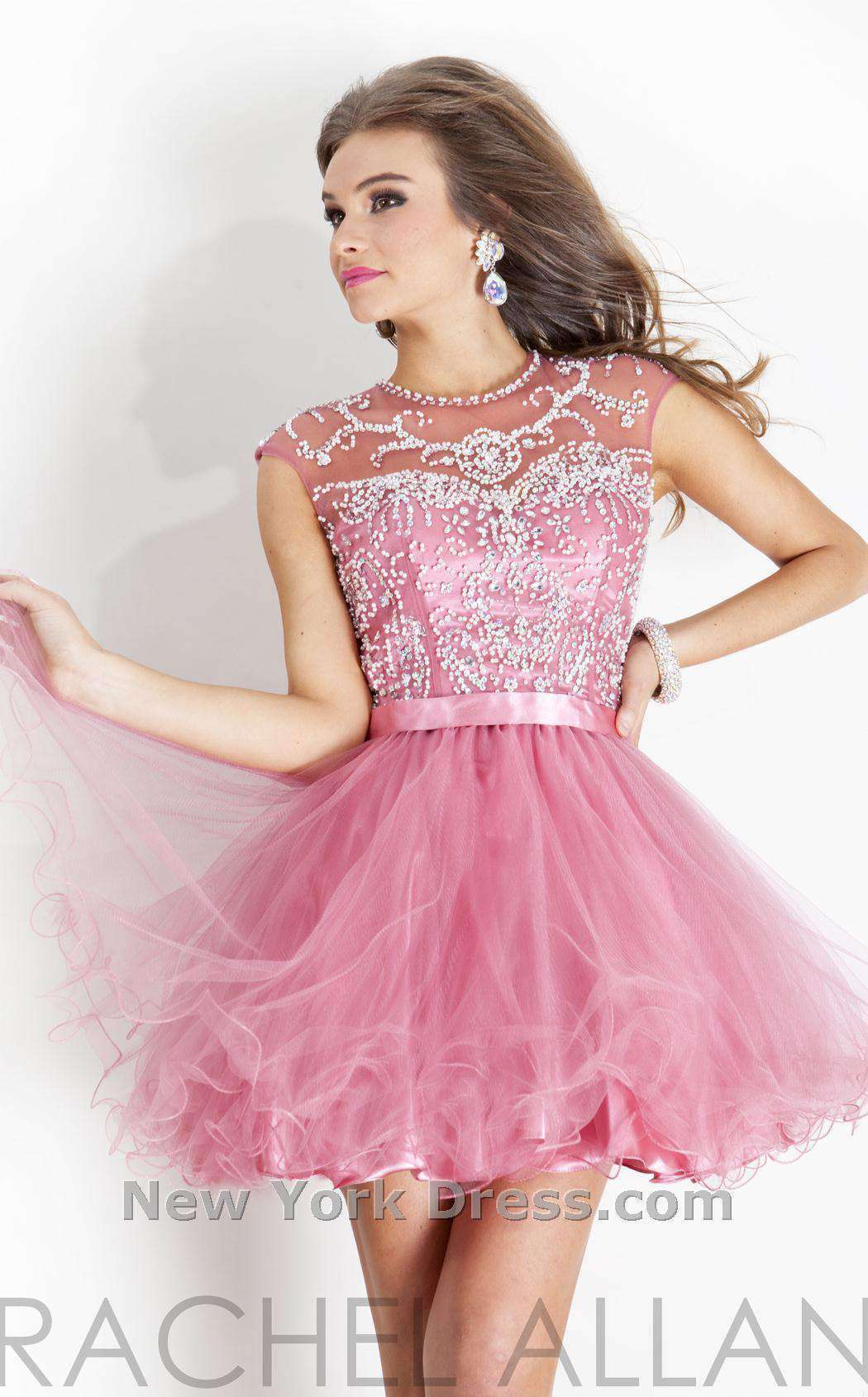 Rachel Allan 6718WH Dress