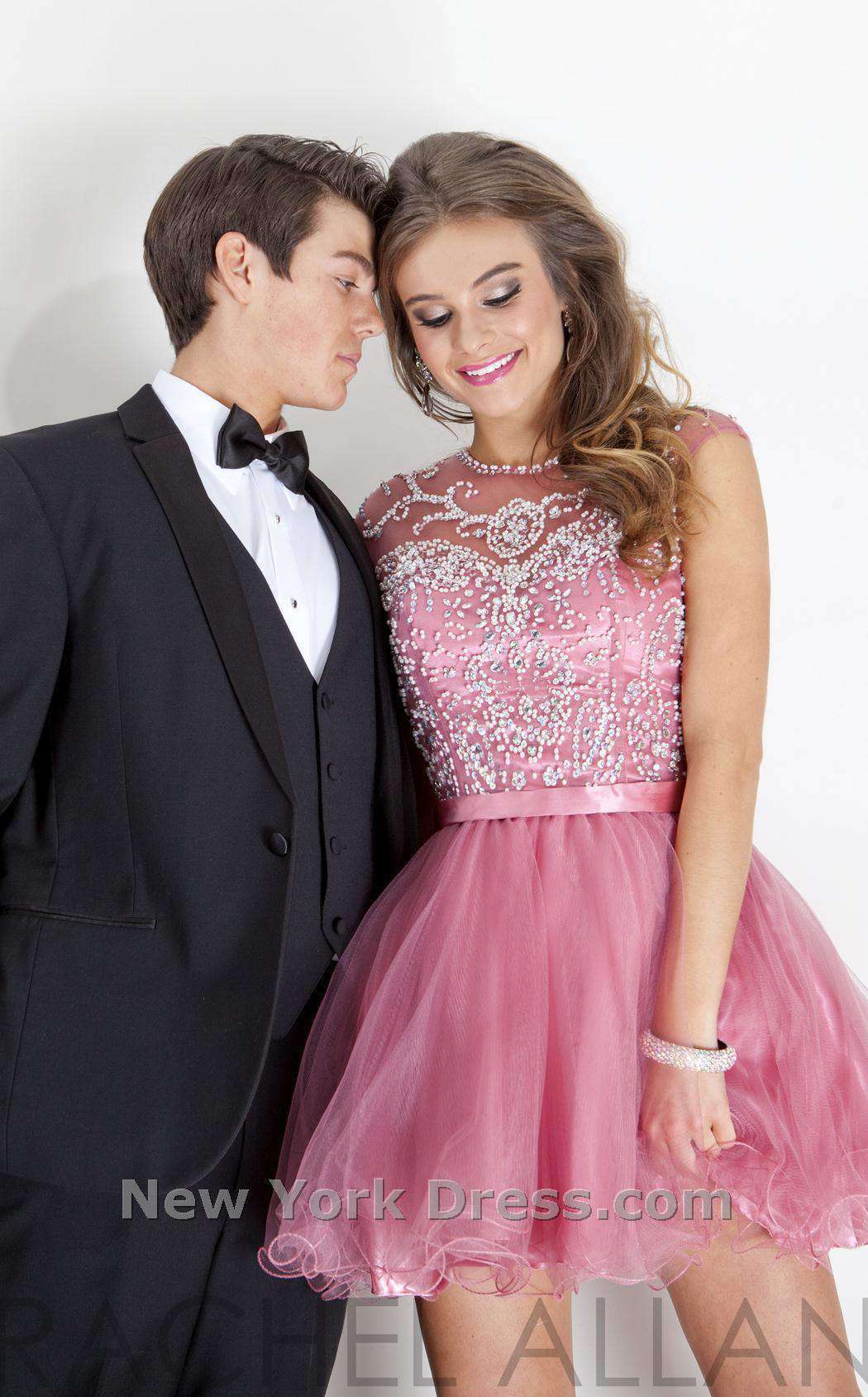 Rachel Allan 6718WH Dress - Image 3