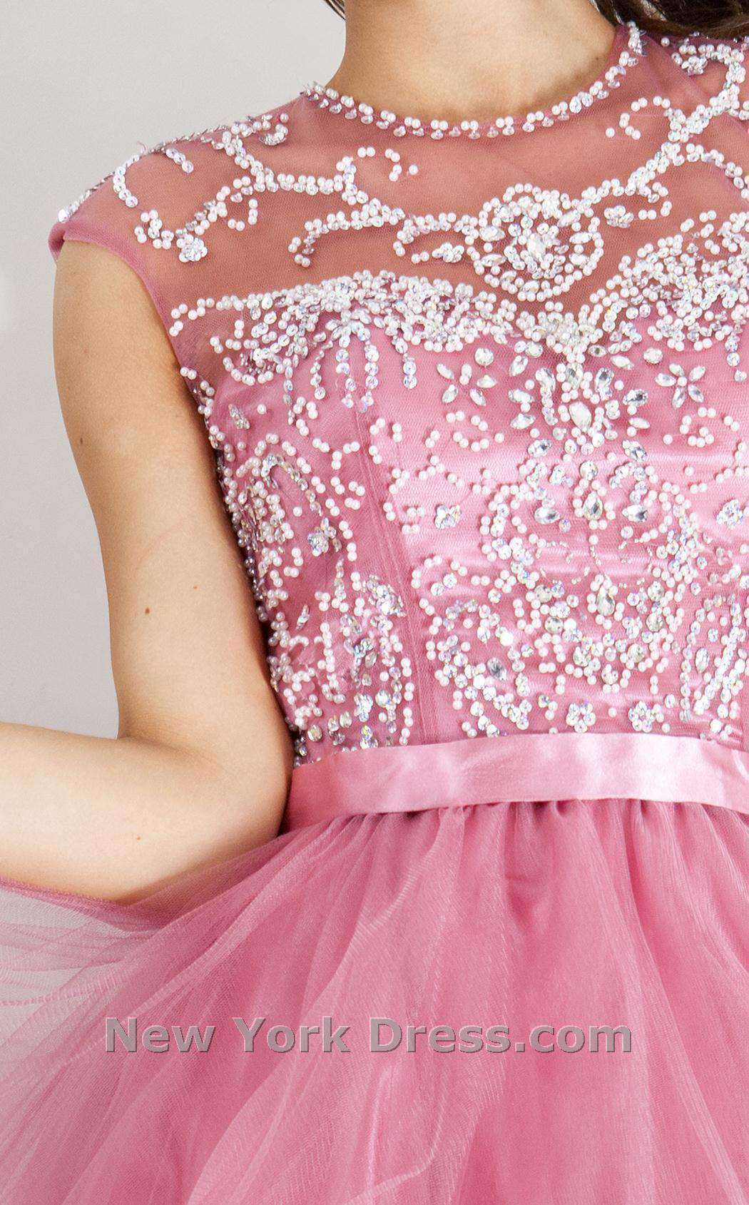 Rachel Allan 6718WH Dress - Image 4