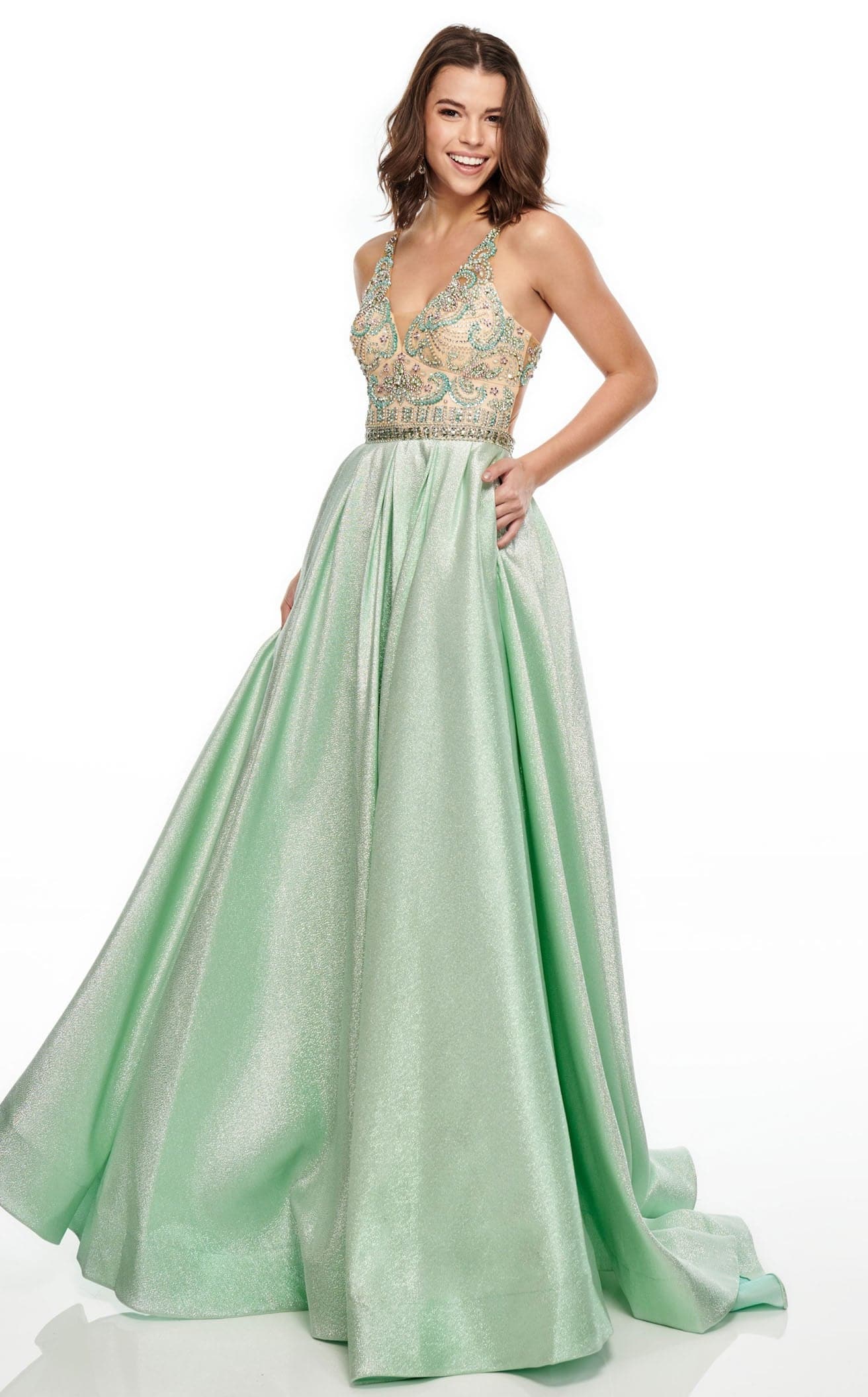 Rachel Allan 7002 Dress - Image 2