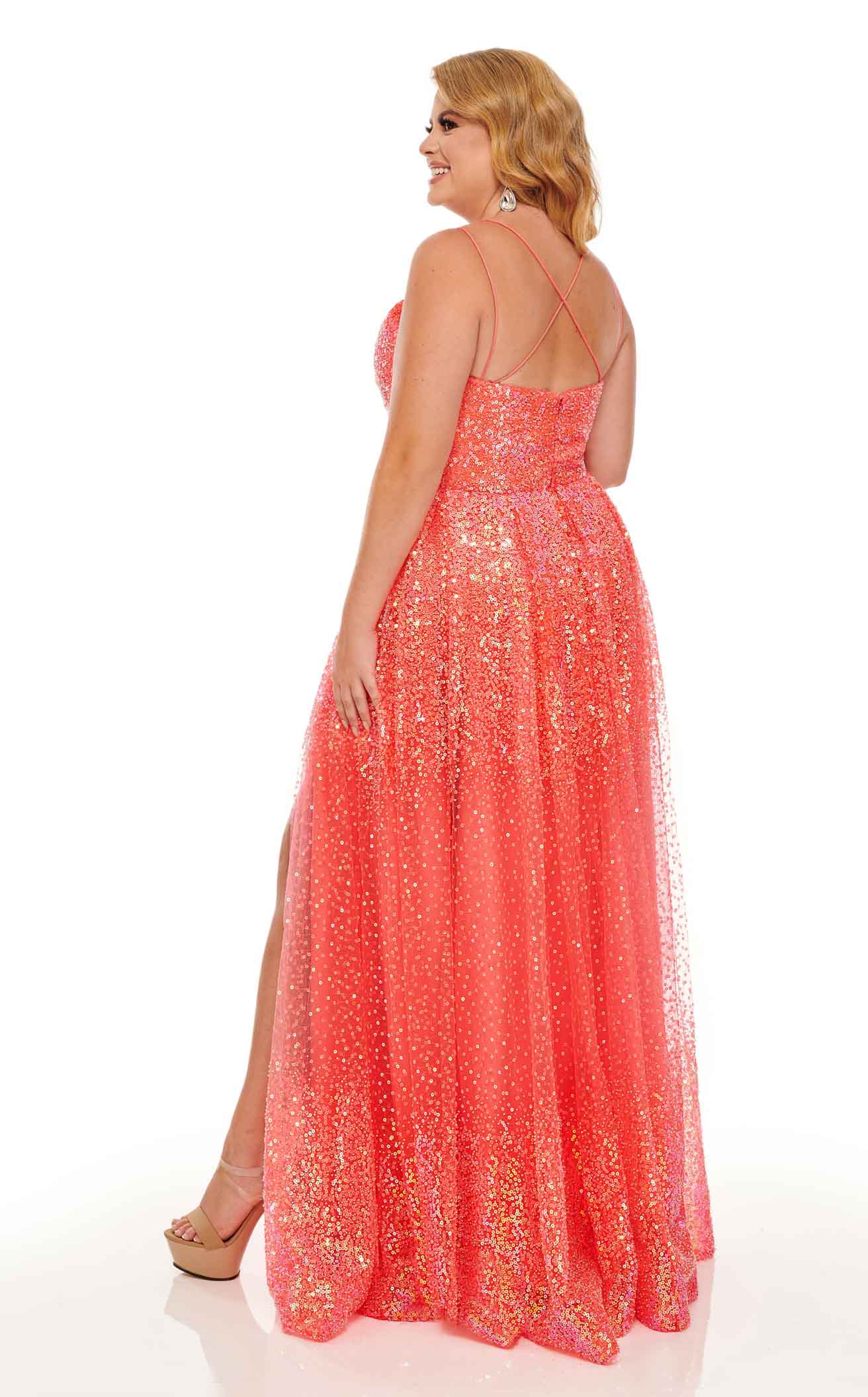 Rachel Allan 70047W Dress - Image 3