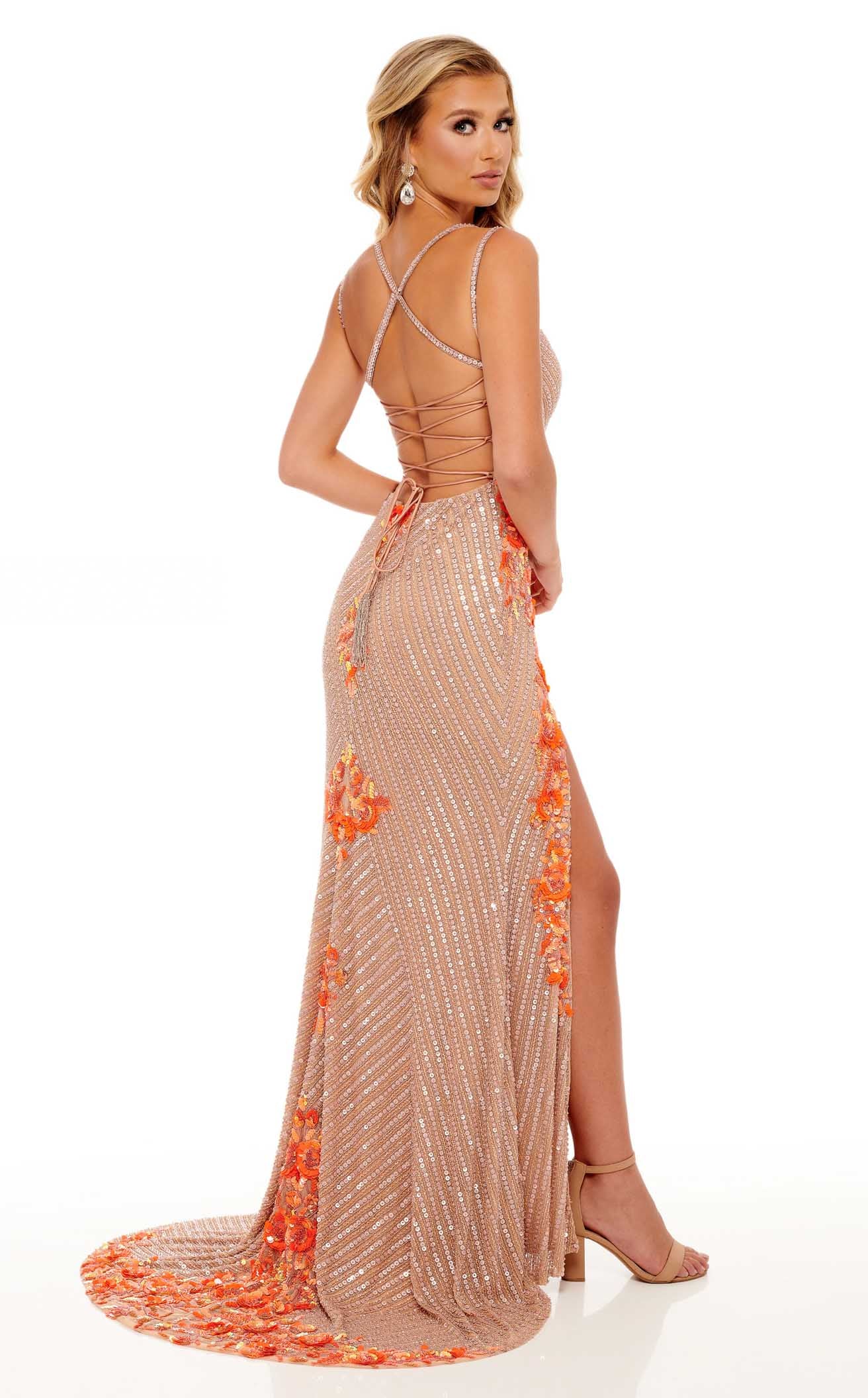 Rachel Allan 70143 Dress - Image 8